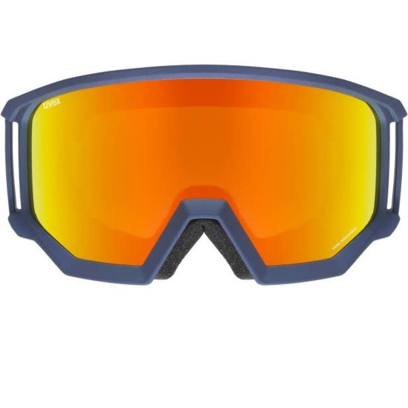UVEX UVEX GOGGLES ATHLETIC CV NAVY MATT SL W/ MIRROR ORANGE-GREEN S2