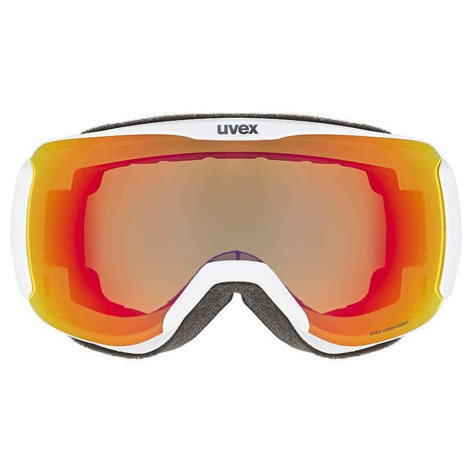 UVEX UVEX SKI GOGGLES DOWNHILL 2100 CV PLANET WHITE SHINY SL W/ MIRROR SCARLET-GREEN S2
