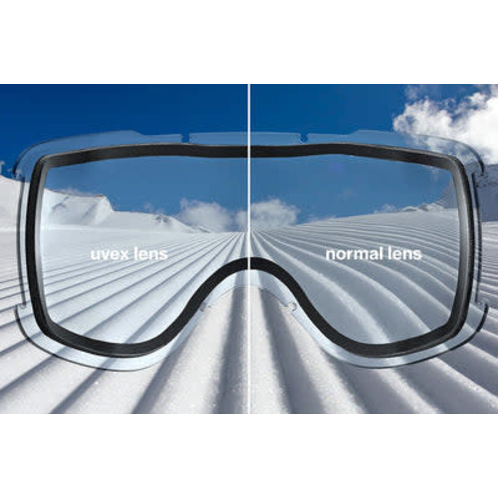 UVEX UVEX SKI GOGGLES DOWNHILL 2100 CV PLANET WHITE SHINY SL W/ MIRROR SCARLET-GREEN S2
