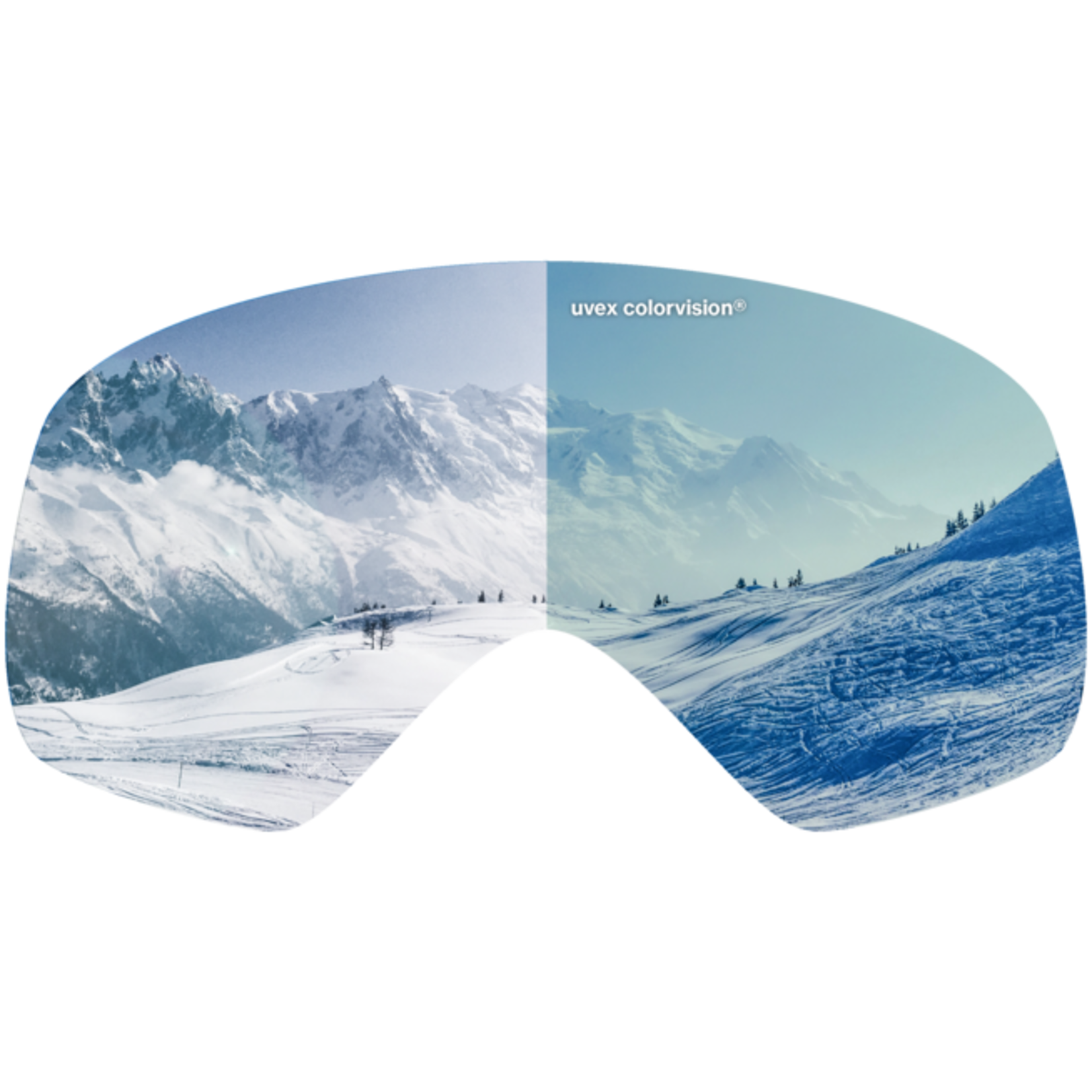 UVEX UVEX SKI GOGGLES XCITD CV BLACK MATT W/ MIRROR BLUE-GREEN S2