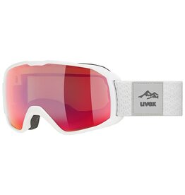 UVEX UVEX SKI GOGGLES XCITD CV WHITE MATT W/ MIRROR ROSE-GREEN S2