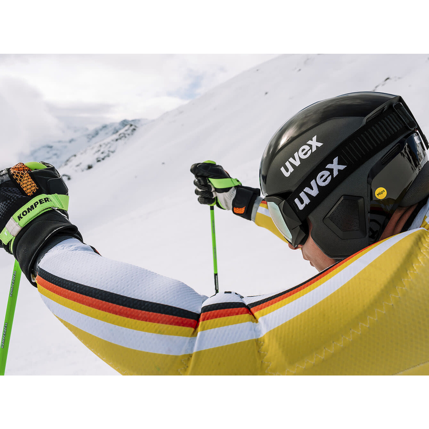 UVEX UVEX SKI HELMET INVICTUS FIS MIPS BLACK/ANTHRACITE MAT