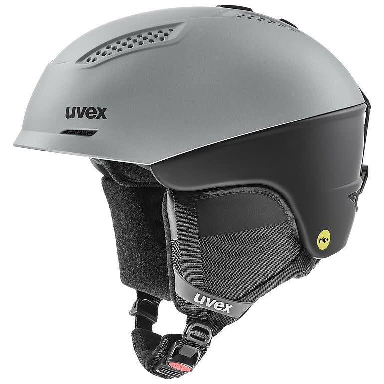 UVEX SKI HELMET ULTRA MIPS RHINO-BLACK MATT - Foothills Ski Life
