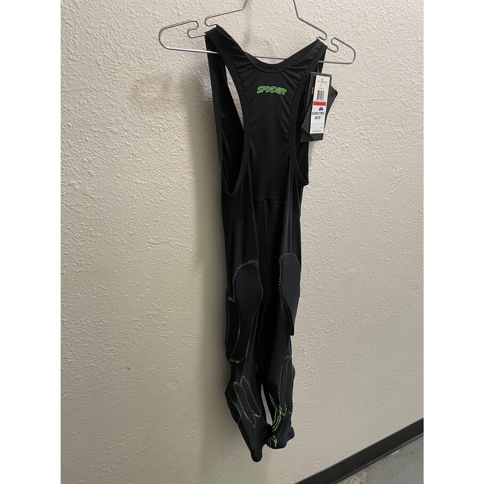 SPYDER PROTECTIVE GS D30 ARMOR BIB PANT BLACK XS