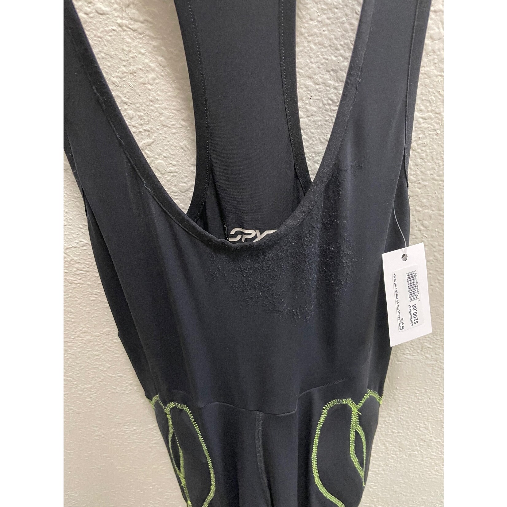 SPYDER PROTECTIVE GS ARMOR PANT BLACK/GREEN SM USED