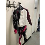 SPYDER RACE SUIT WC SL TWO-PIECE WOMEN'S BLACK/PINK XS NEW