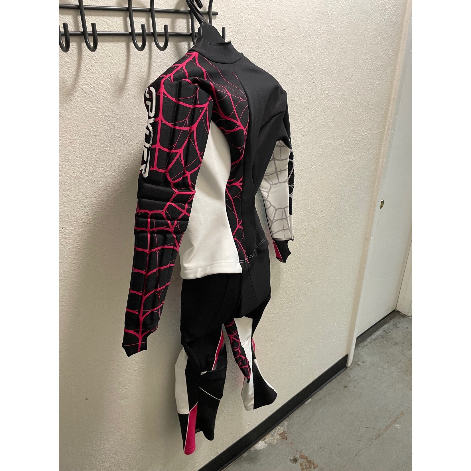 SPYDER RACE SUIT WC SL TWO-PIECE WOMEN'S BLACK/PINK XS NEW