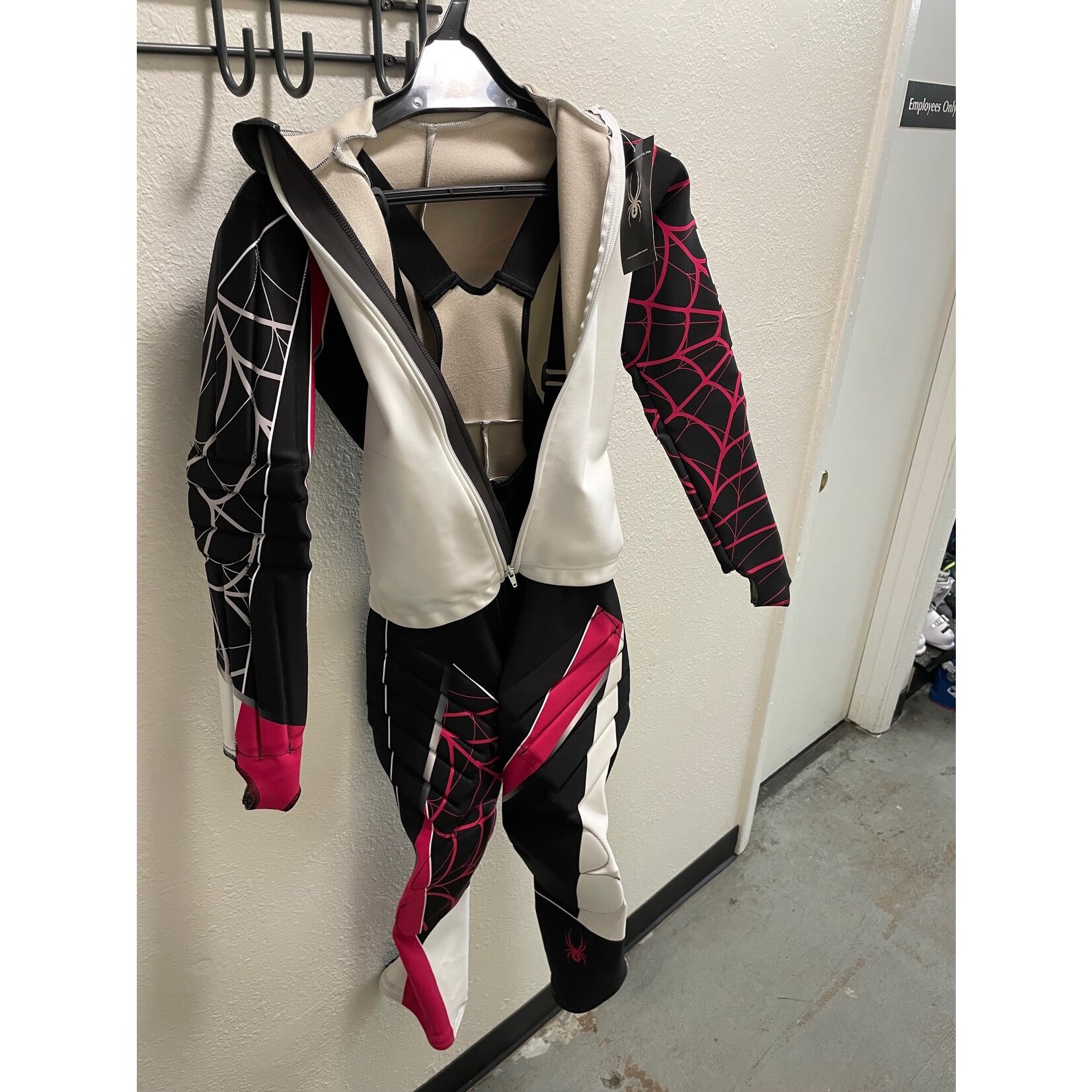 SPYDER RACE SUIT WC SL TWO-PIECE WOMEN'S BLACK/PINK XS NEW