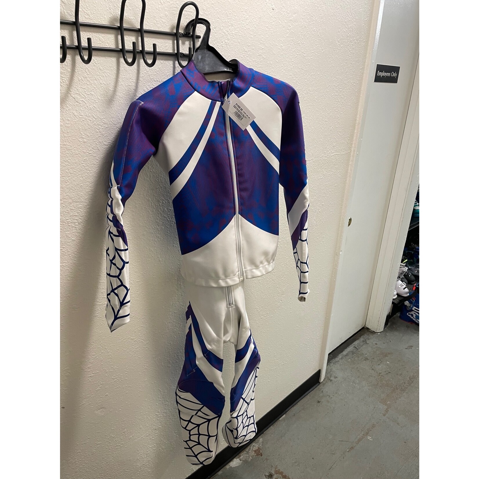 SPYDER RACE SUIT WC SL TWO-PIECE WOMEN'S WARP EFFECT PRINT SM NEW