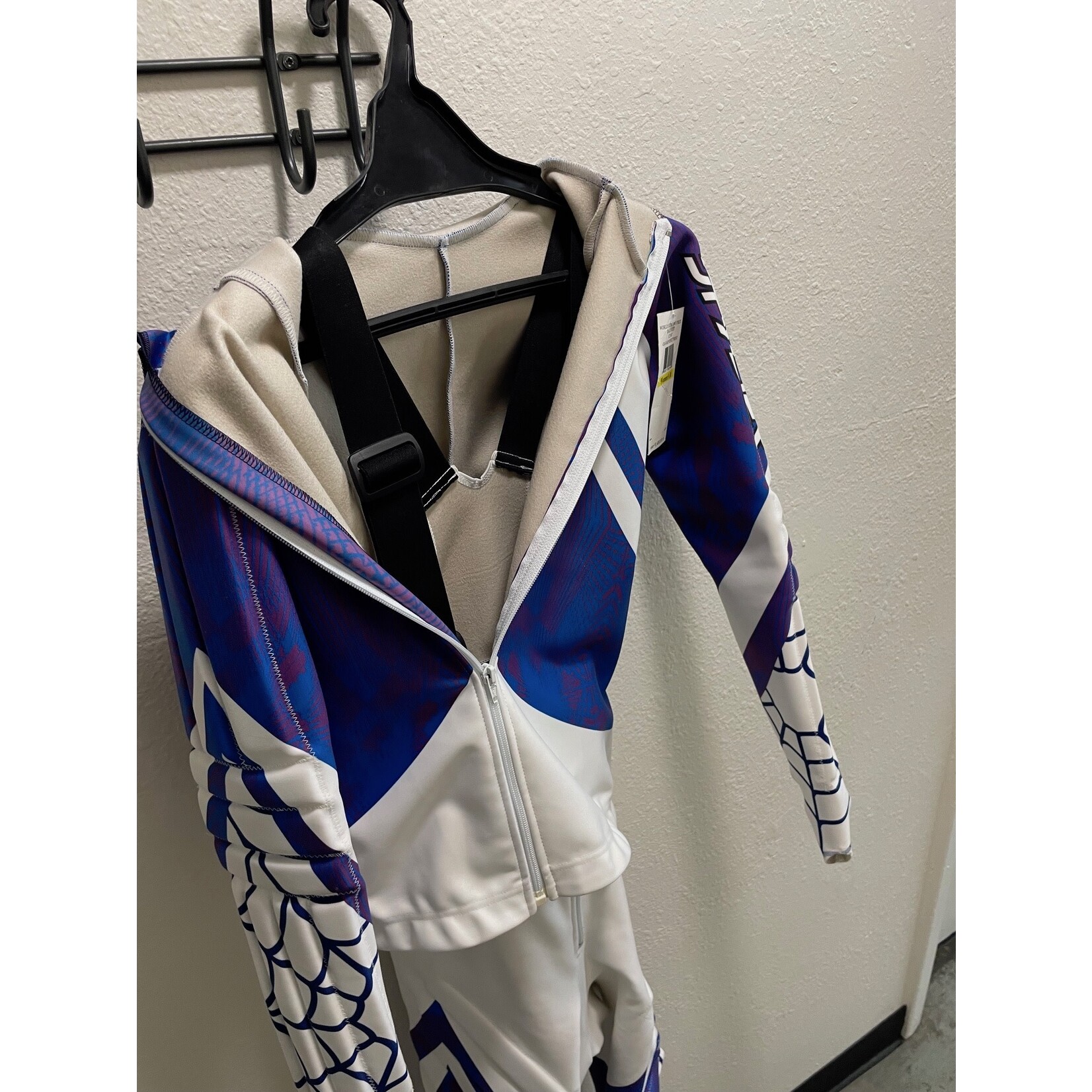 SPYDER RACE SUIT WC SL TWO-PIECE WOMEN'S WARP EFFECT PRINT MD NEW