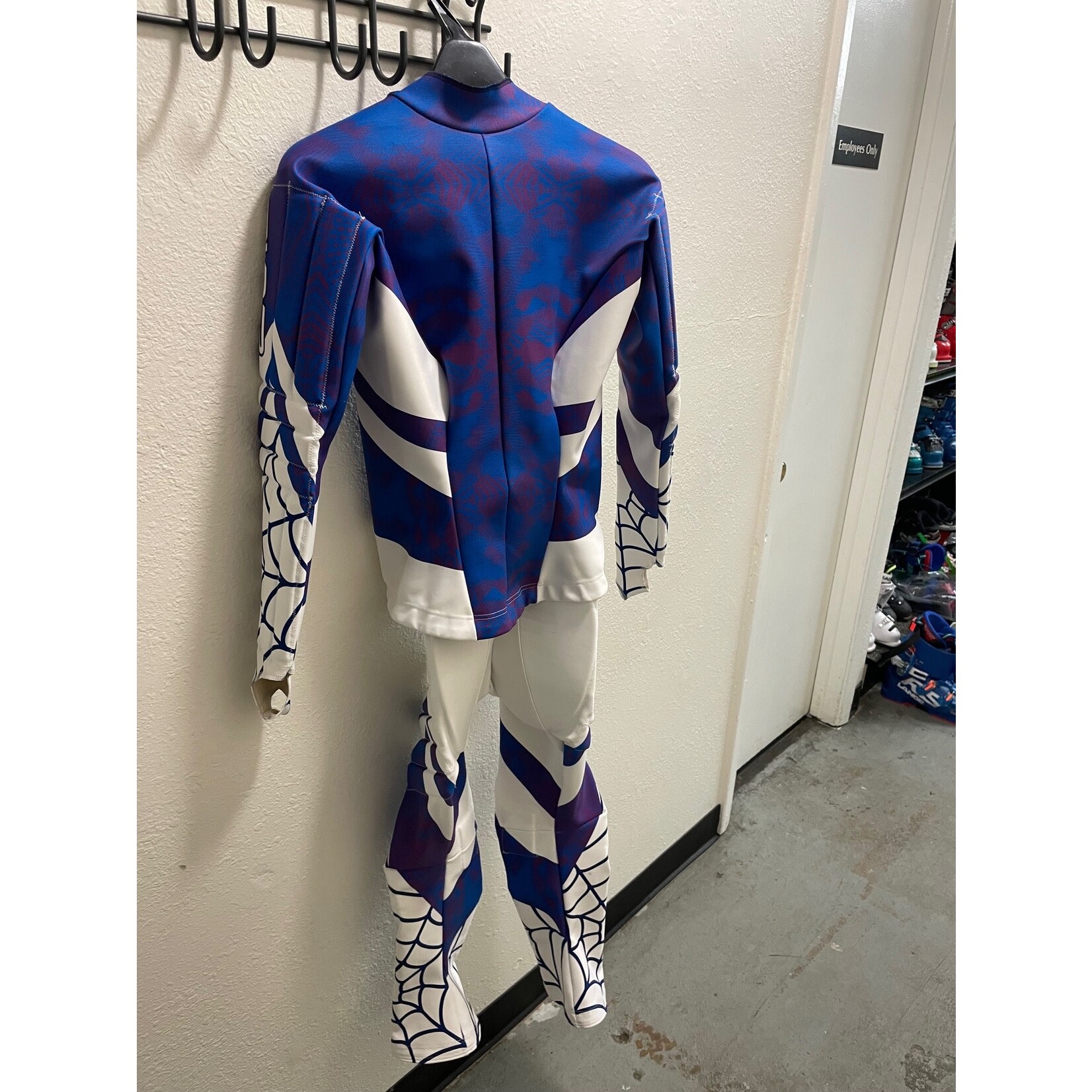 SPYDER RACE SUIT WC SL TWO-PIECE WOMEN'S WARP EFFECT PRINT MD NEW