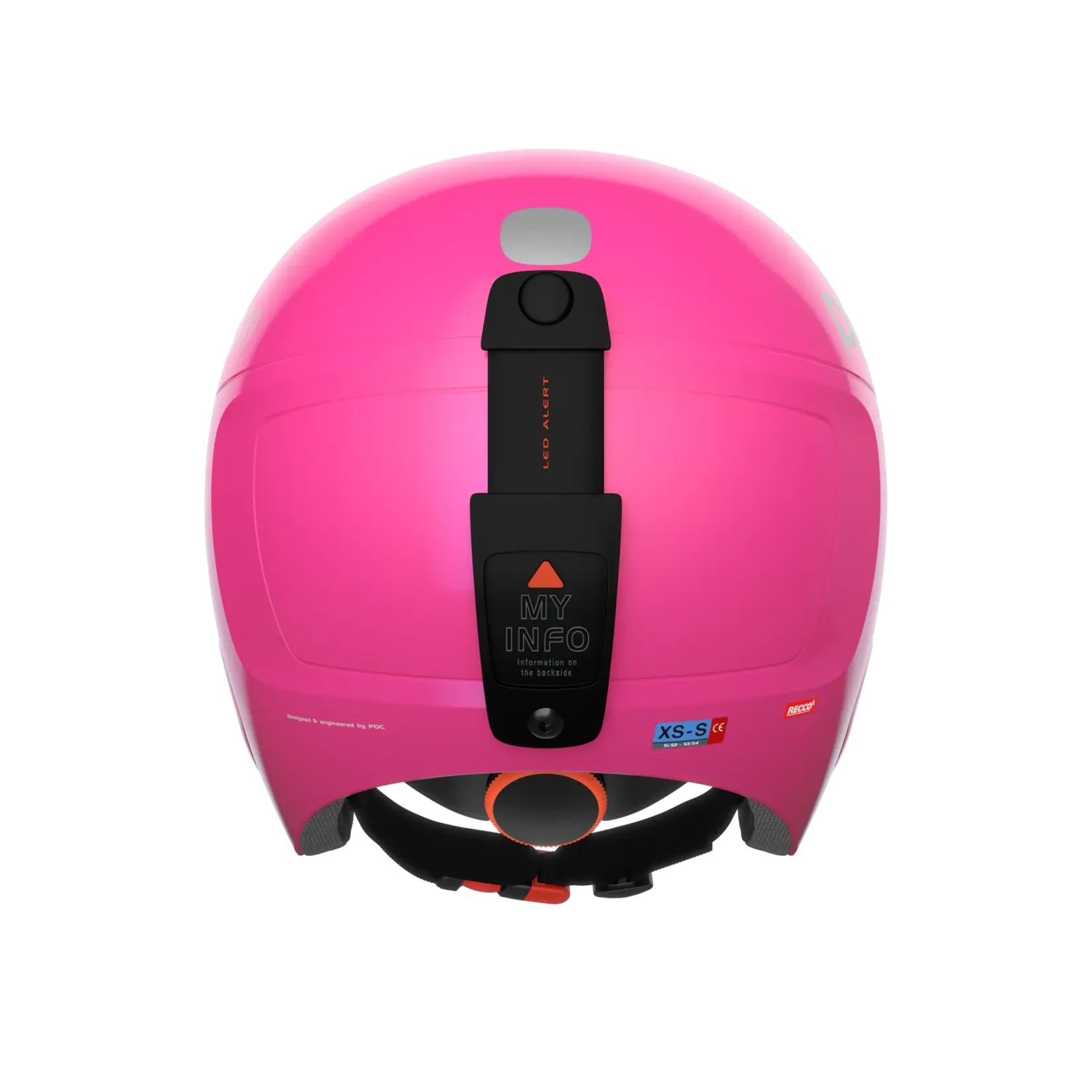 POC POC SKI HELMET POCITO SKULL FLUORESCENT PINK