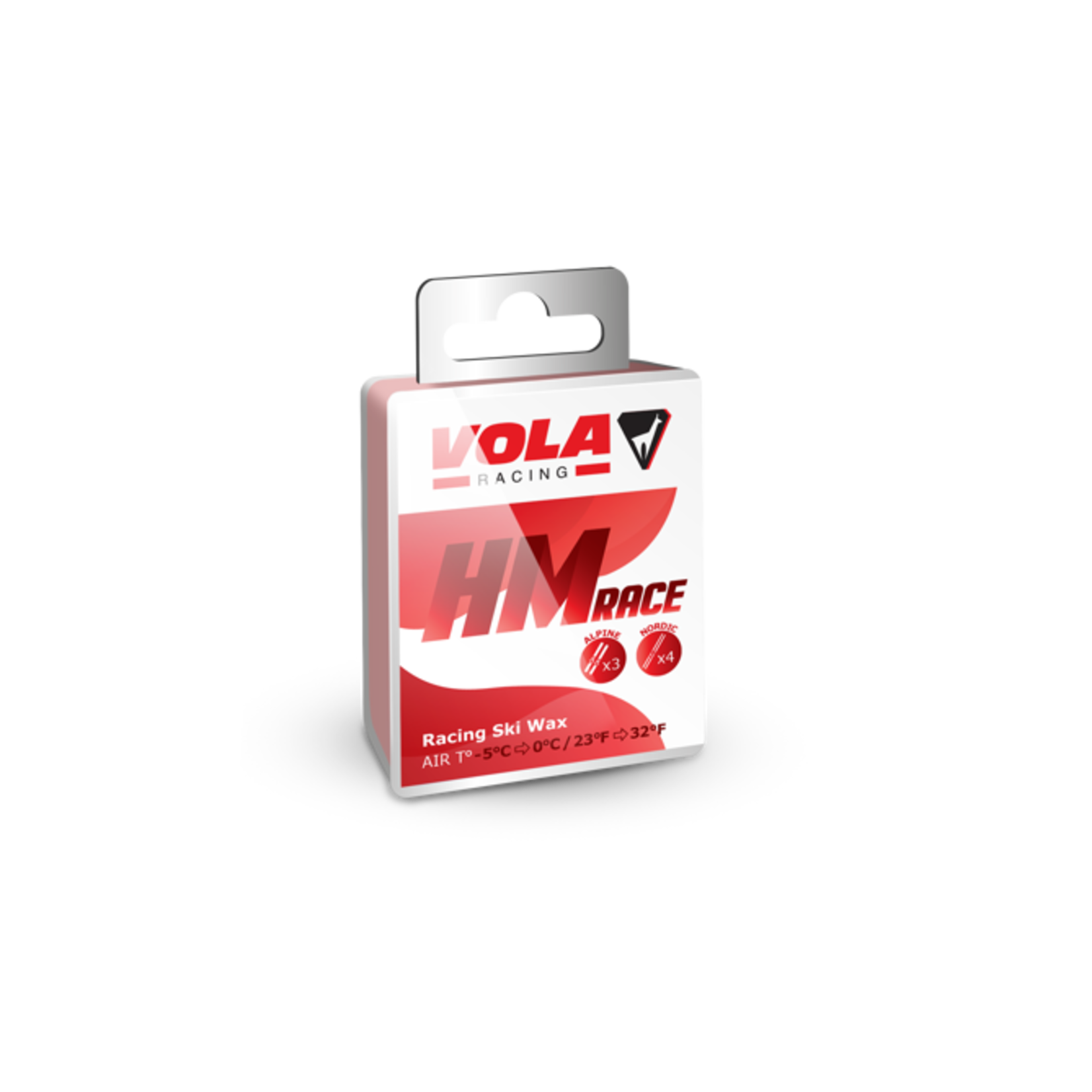 VOLA VOLA WAX HM RACE RED -5°C>0°C/23°F>32°F 40G