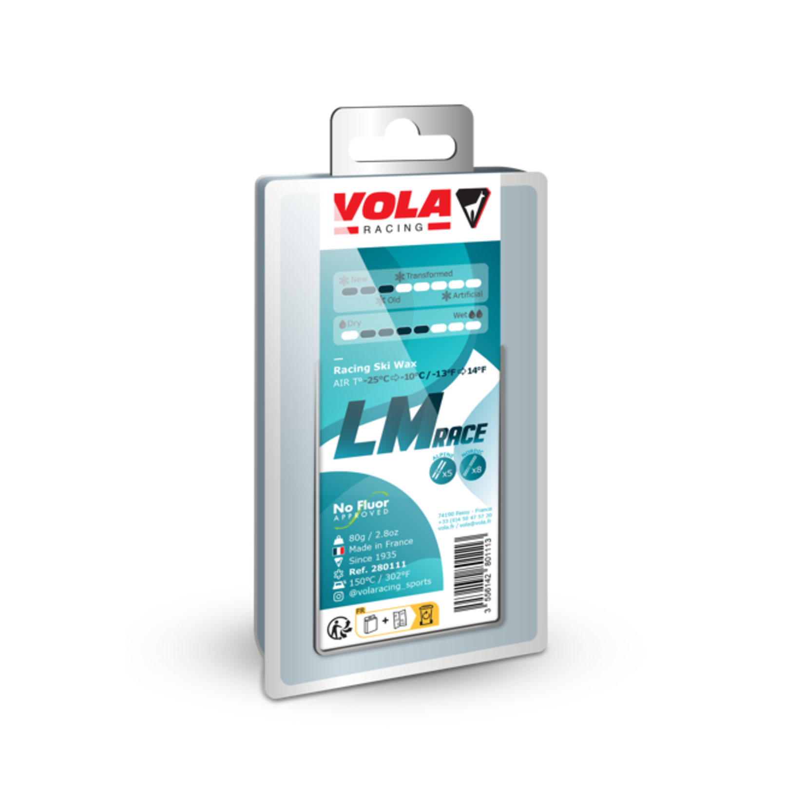 VOLA VOLA WAX L MACH BLUE -25°C>-10°C/-13°F>14°F 80G