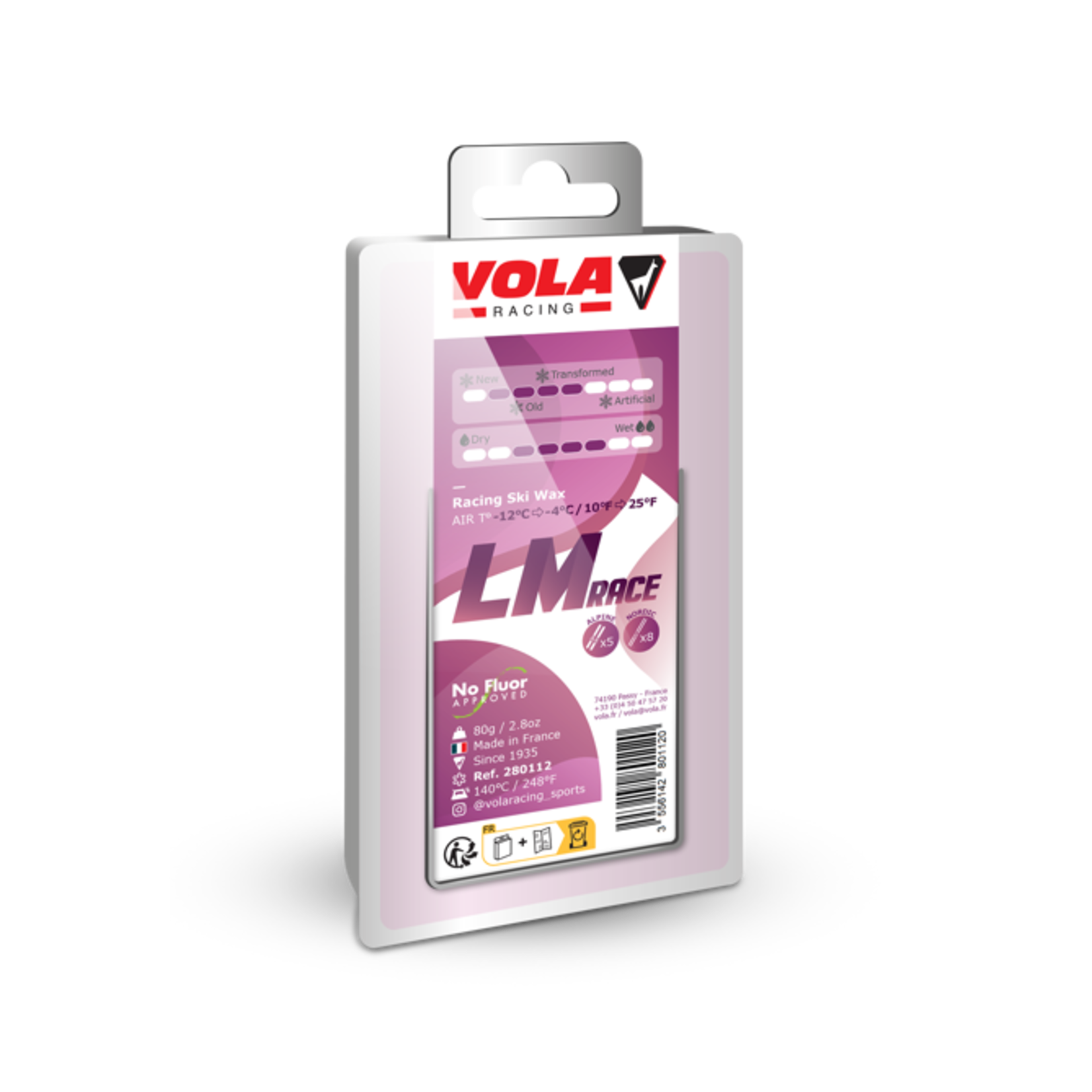 VOLA VOLA WAX L MACH PURPLE -12°C>-4°C/10°F>25°F 80G