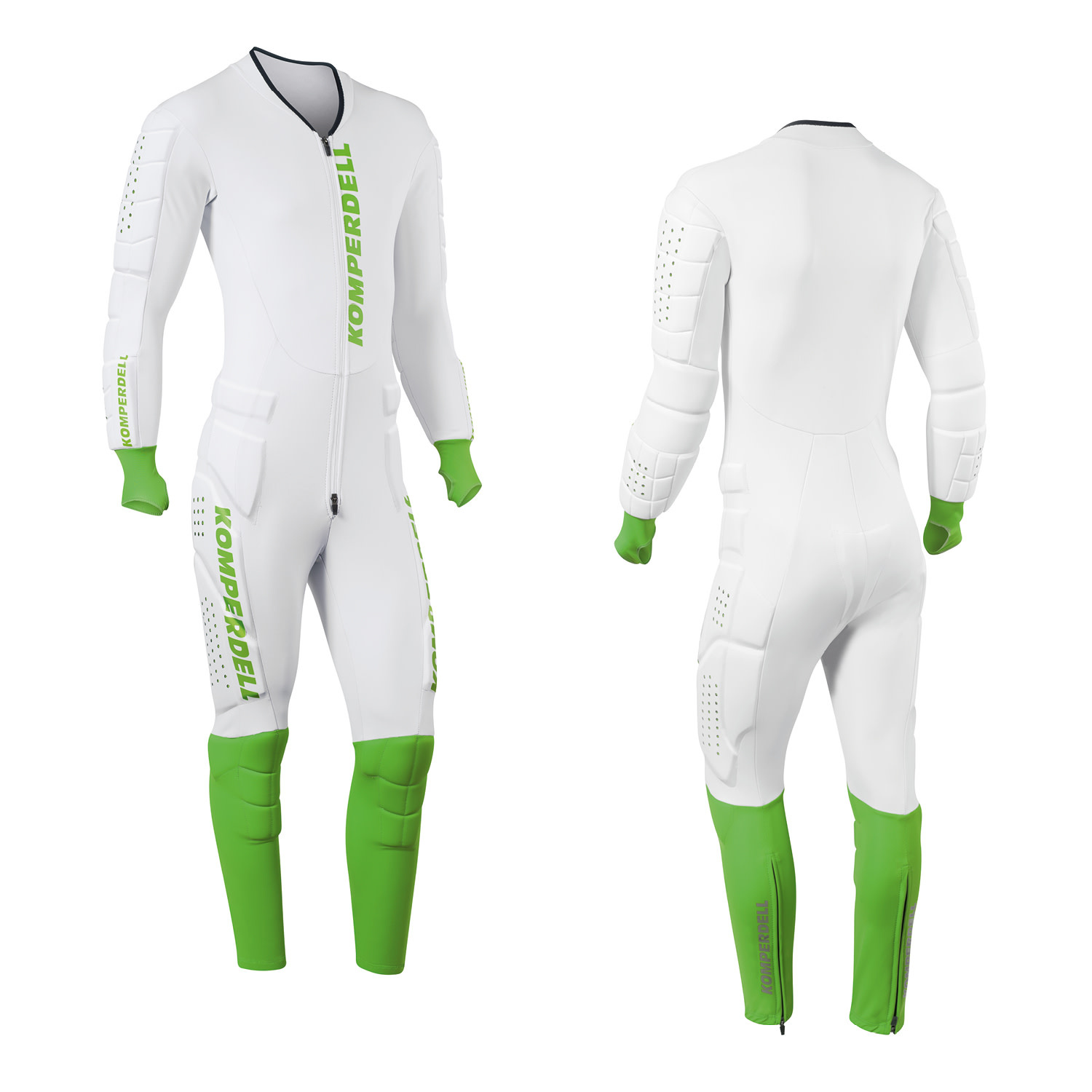 KOMPERDELL RACE SUIT SLALOM JUNIOR WHITE - Foothills Ski Life