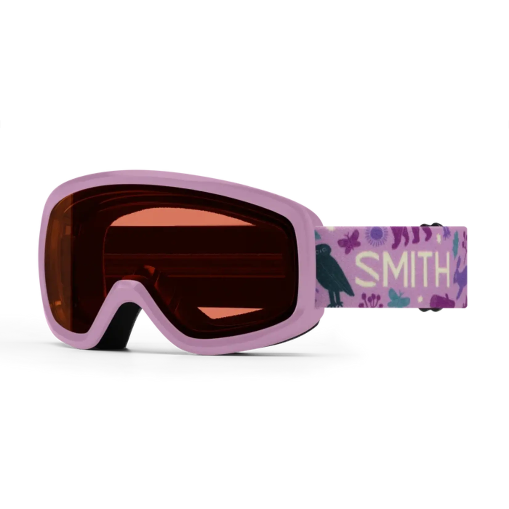 SMITH SMITH GOGGLE SNOWDAY PROPER PINK FOREST FRIENDS RC36