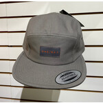 ONE WAY ONE-WAY HAT OW CAP 5PANEL GRAY BLK LOGO