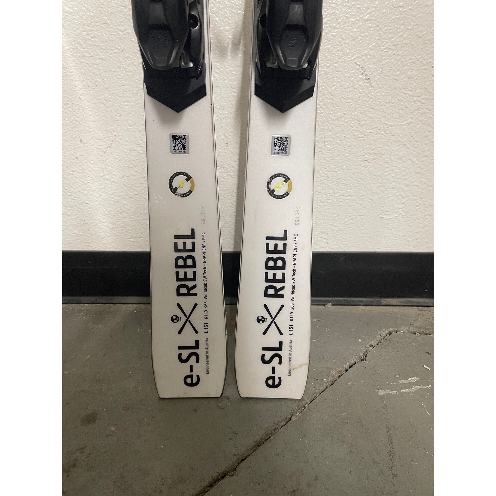 HEAD/TYROLIA HEAD 2024 WCR E-SL REBEL SW RP WCR 14 151CM + HEAD FREEFLEX 14 ST USED