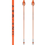 ONE WAY ONE-WAY SKI POLES RD 16 SL PRO BENT GREY/FLAME