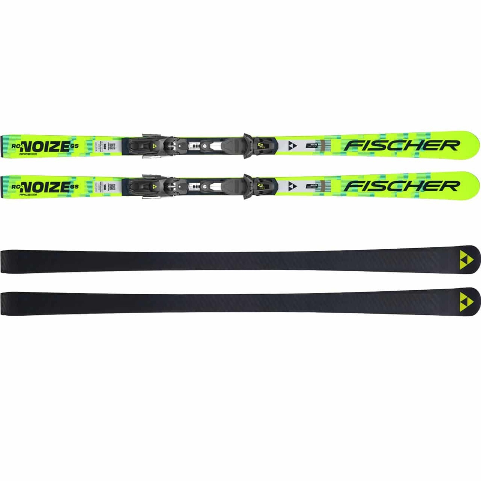 FISCHER FISCHER 2027 SKIS RC4 NOIZE GS JR M PLATE (123-153)