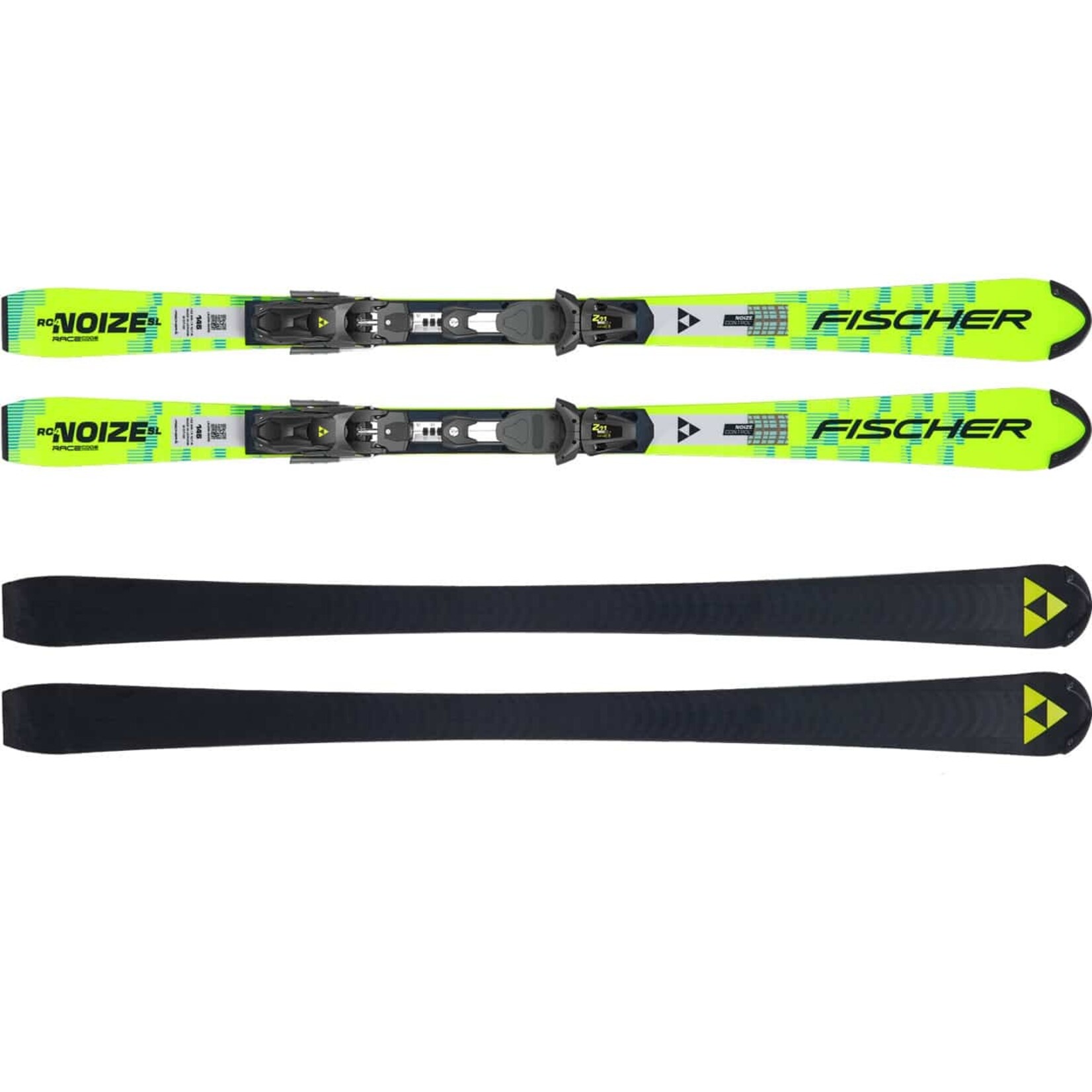 FISCHER FISCHER 2027 SKIS RC4 NOIZE SL JR M PLATE (130-135)