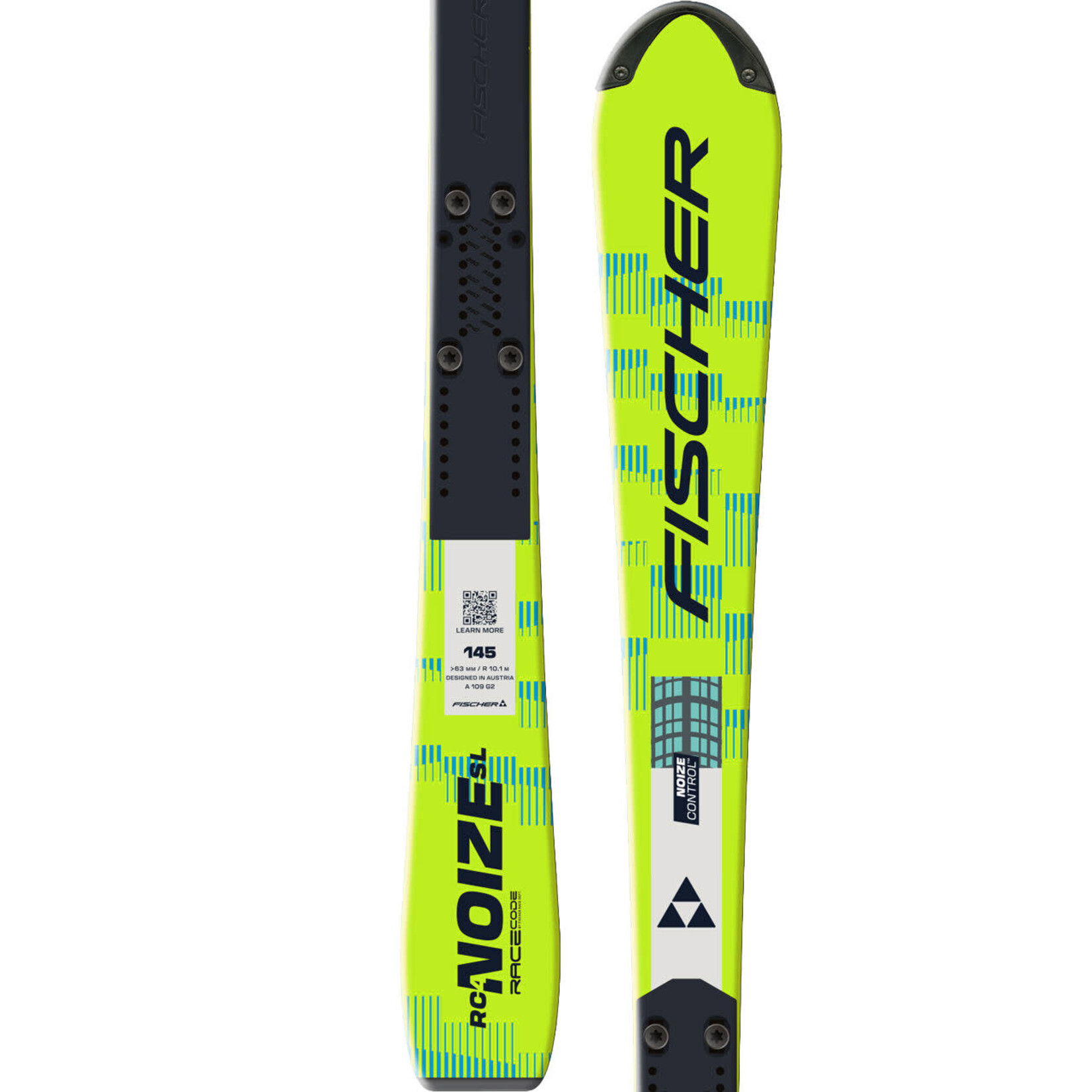 FISCHER FISCHER 2027 SKIS RC4 NOIZE SL JR M PLATE w/NOIZE CONTROL (140-150)