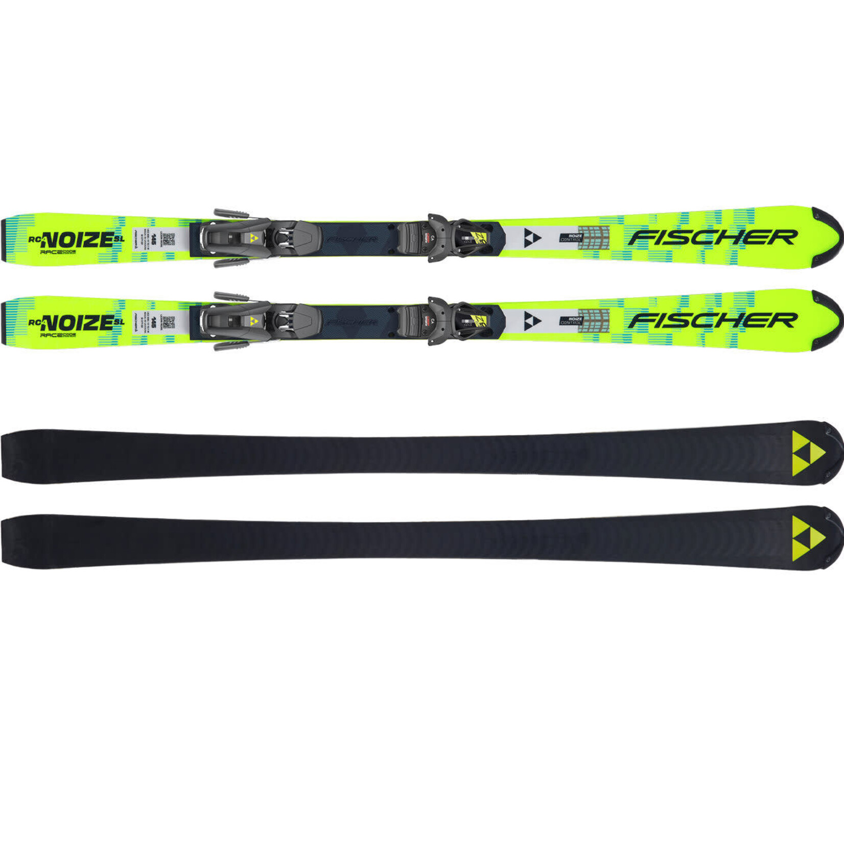 FISCHER FISCHER 2027 SKIS RC4 NOIZE SL JR M/O PLATE (120-125)