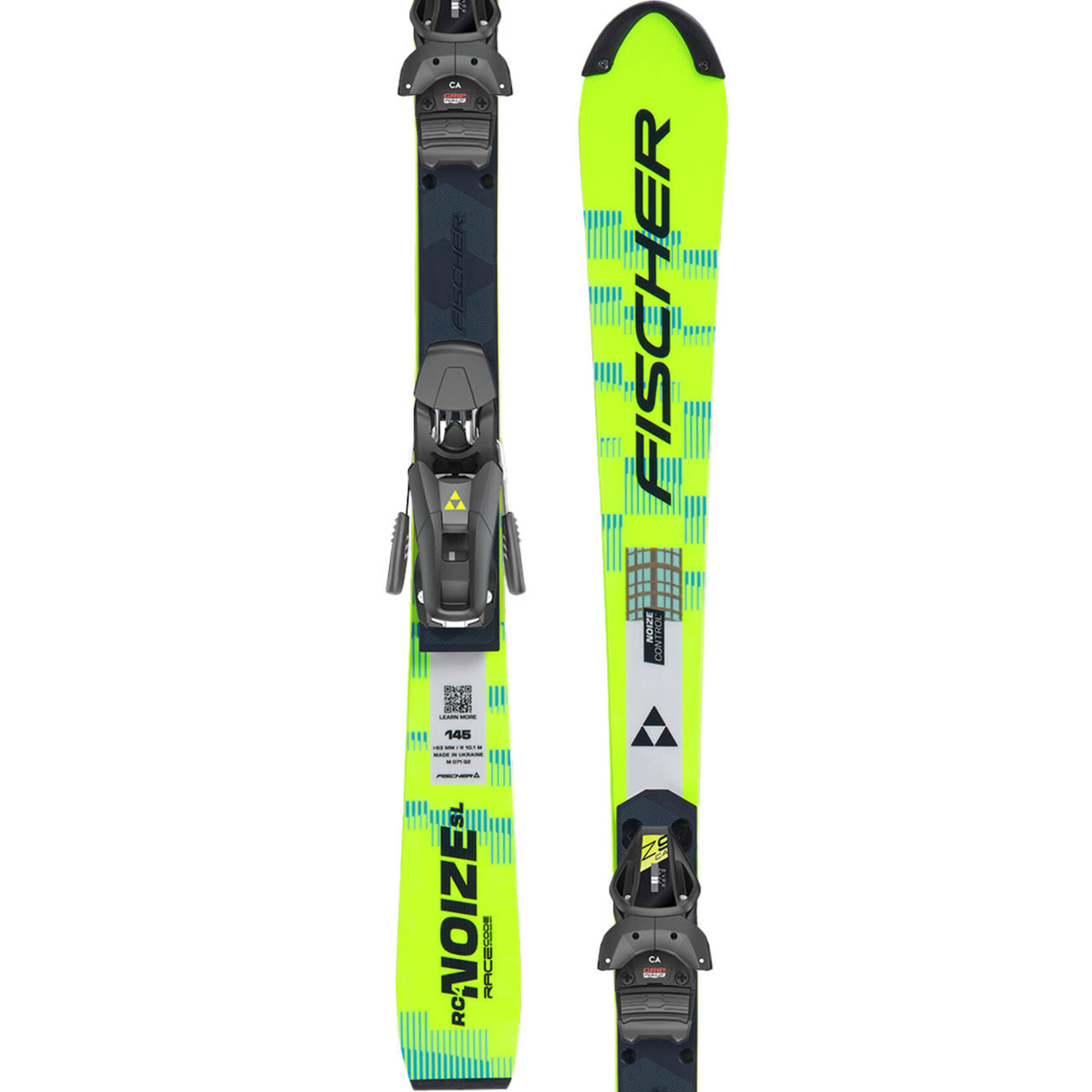 FISCHER FISCHER 2027 SKIS RC4 NOIZE SL JR M/O PLATE (120-125)