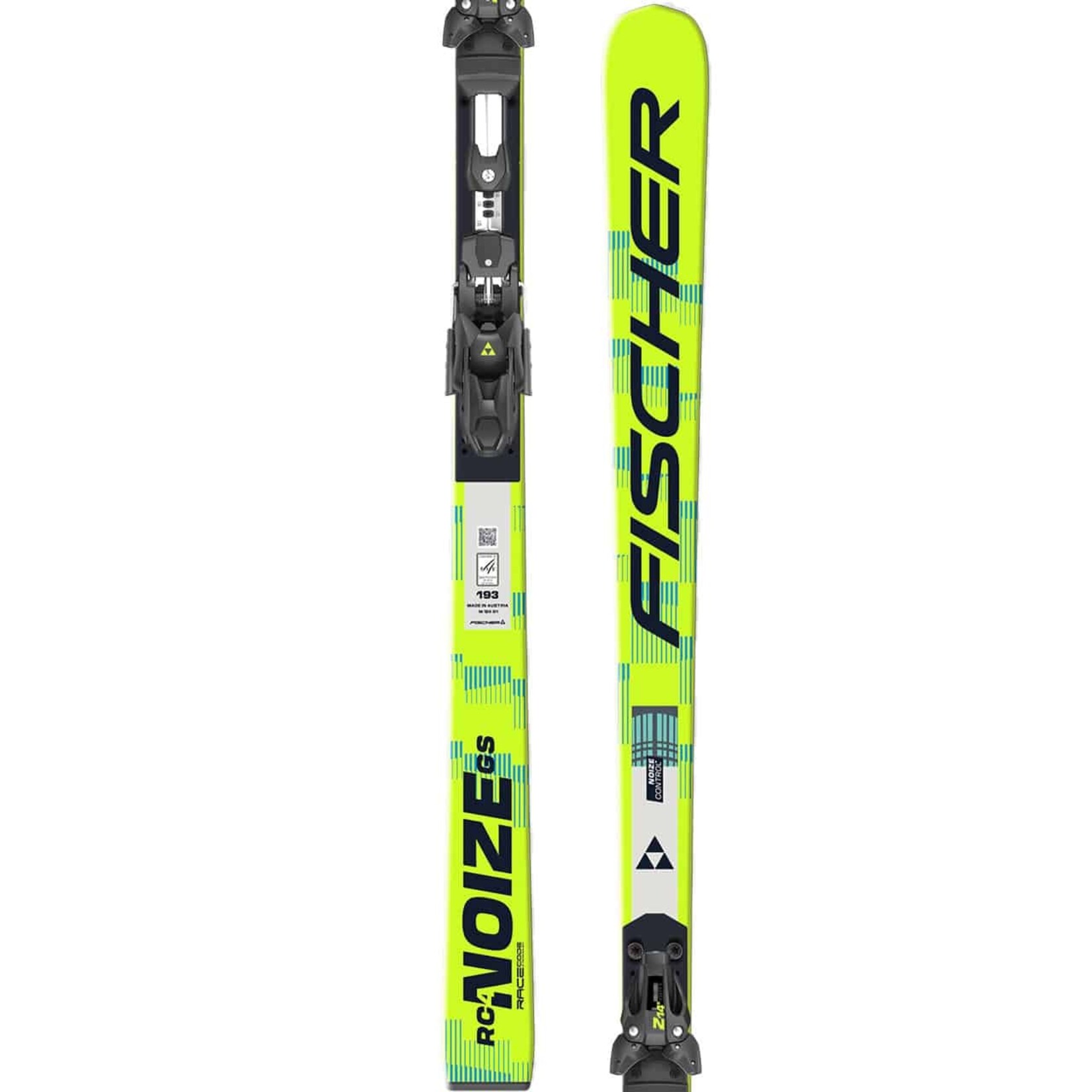 FISCHER RENTAL FLEET FISCHER SKIS+BINDING 2026 RC4 NOIZE GS MN M-PLATE 193CM + FF Z13GW USED 193CM