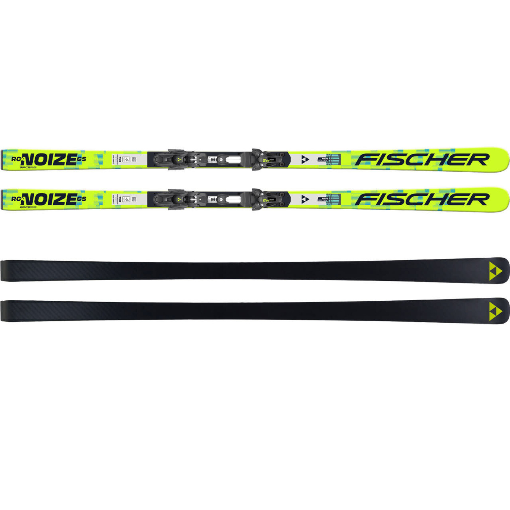 FISCHER RENTAL FLEET FISCHER SKIS+BINDING 2026 RC4 NOIZE GS WO M-PLATE 188CM + FF Z13GW USED 188CM