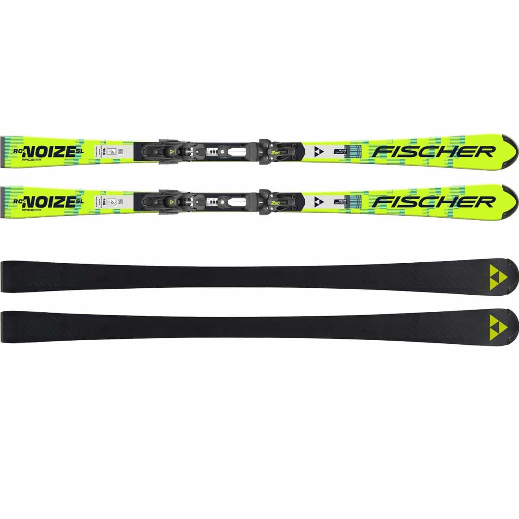 FISCHER RENTAL FLEET FISCHER SKI+BINDING 2026 RC4 NOIZE SL MN M-PLATE 165CM + FF Z13GW USED 165CM