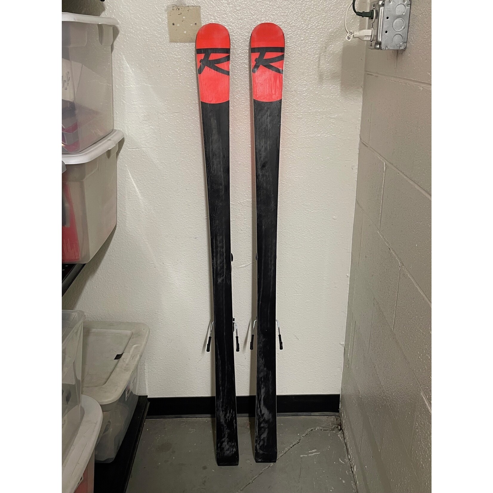 USED ROSSIGNOL SKIS HERO GS PRO JR 151CM + LOOK SPX 10 USED