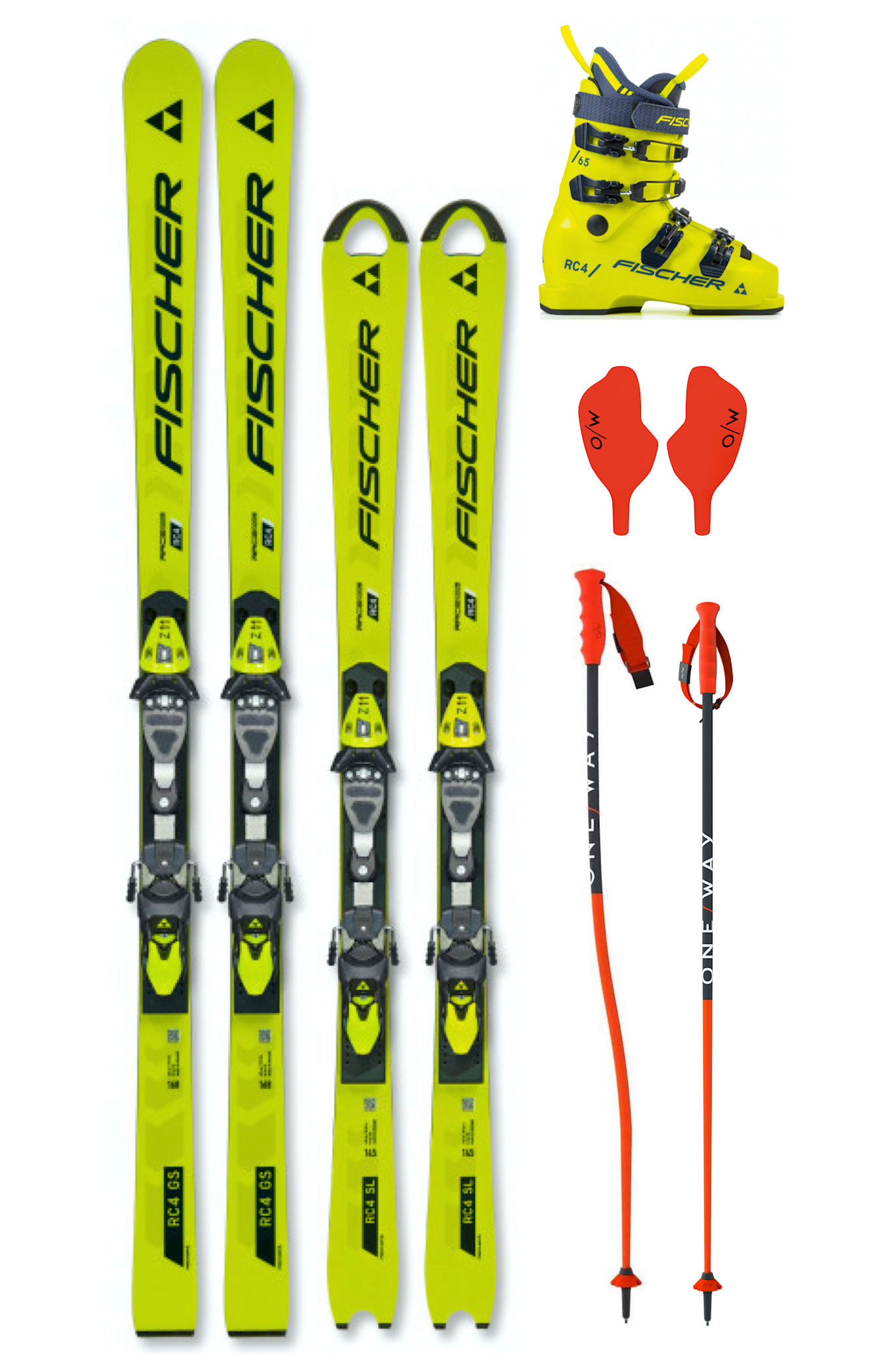 LEASE-SEASON-JUNIOR U12 x2 SKI SL/GS PACKAGE - Foothills Ski Life