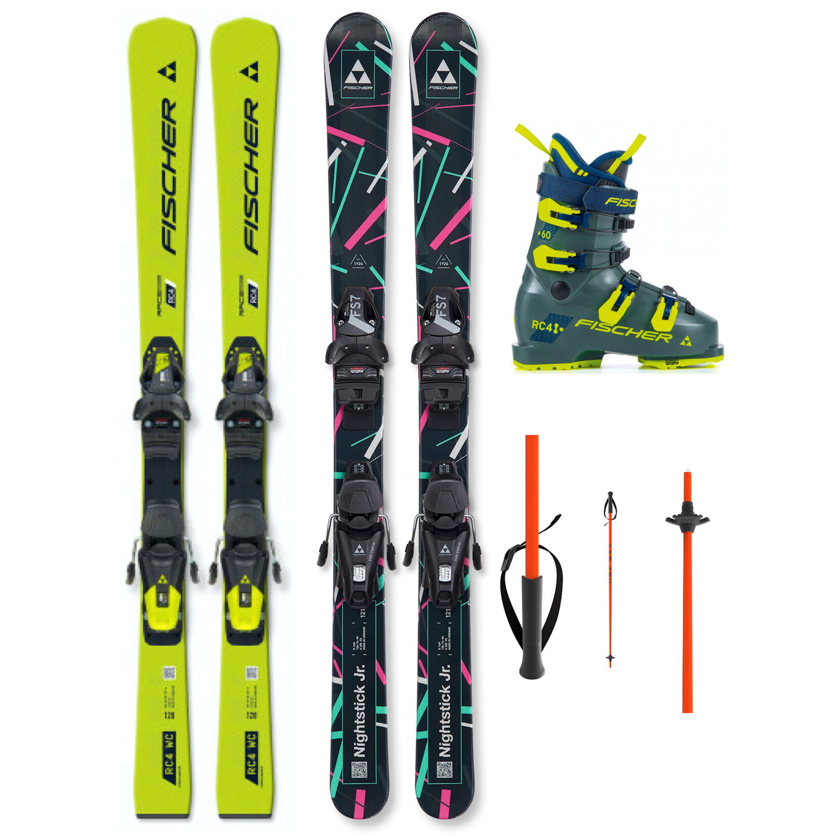 LEASE-SEASON-JUNIOR YSL WC 10 & UNDER x2 SKI PACKAGE