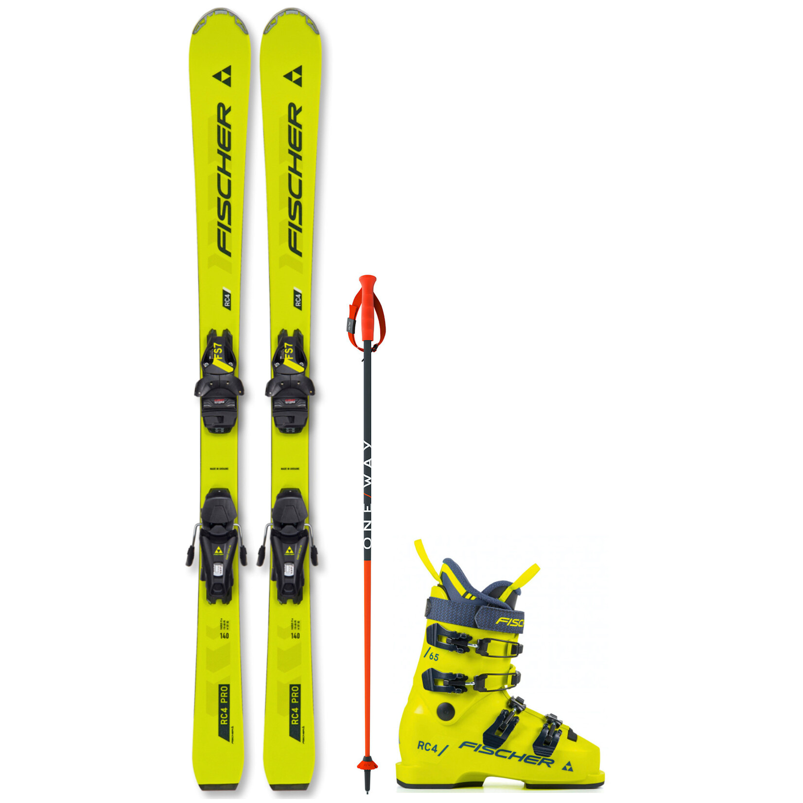 LEASE-SEASON-JUNIOR YSL RC4 PRO JR 10 & UP x1 SKI PACKAGE