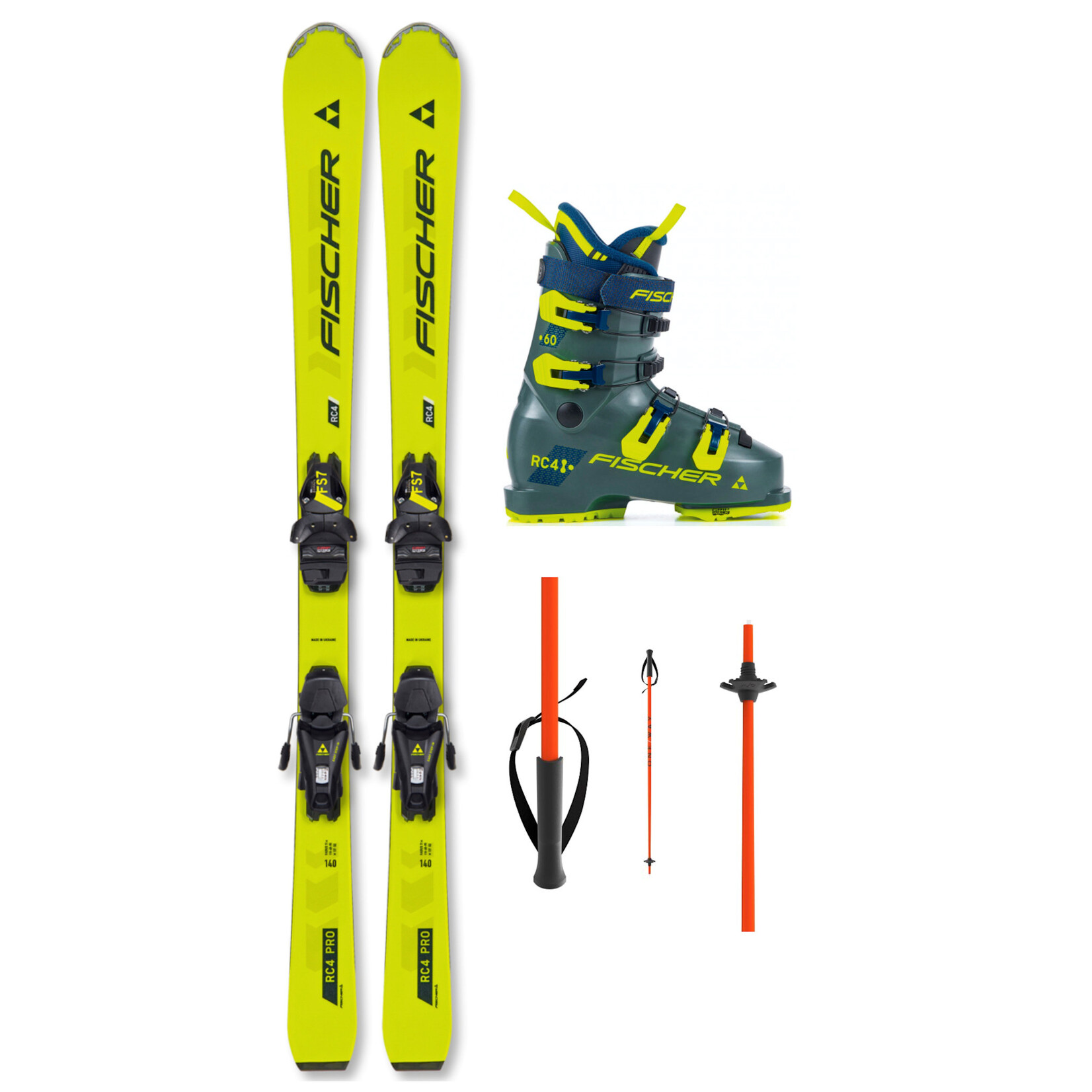 RENTAL SEASON JUNIOR YSL 1X SKI PACKAGE