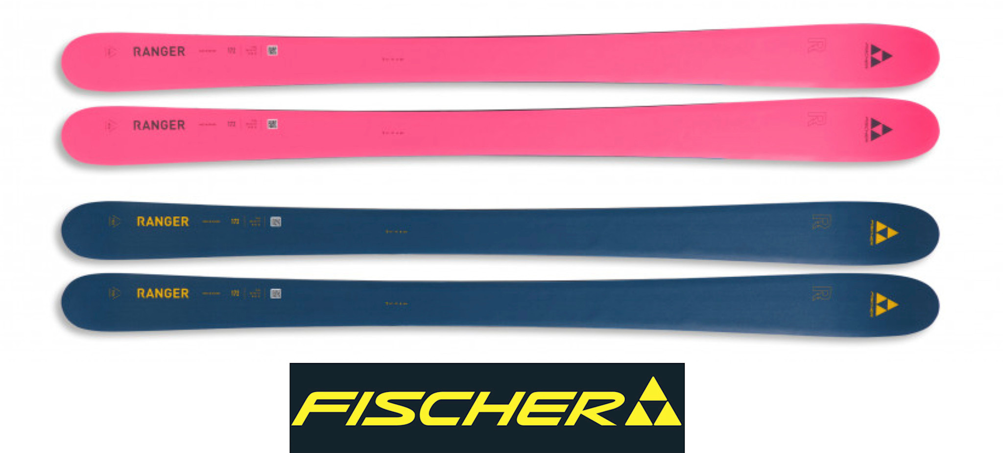 RENTAL SEASONAL SKIS+BINDING FISCHER RANGER JR + ATT-11