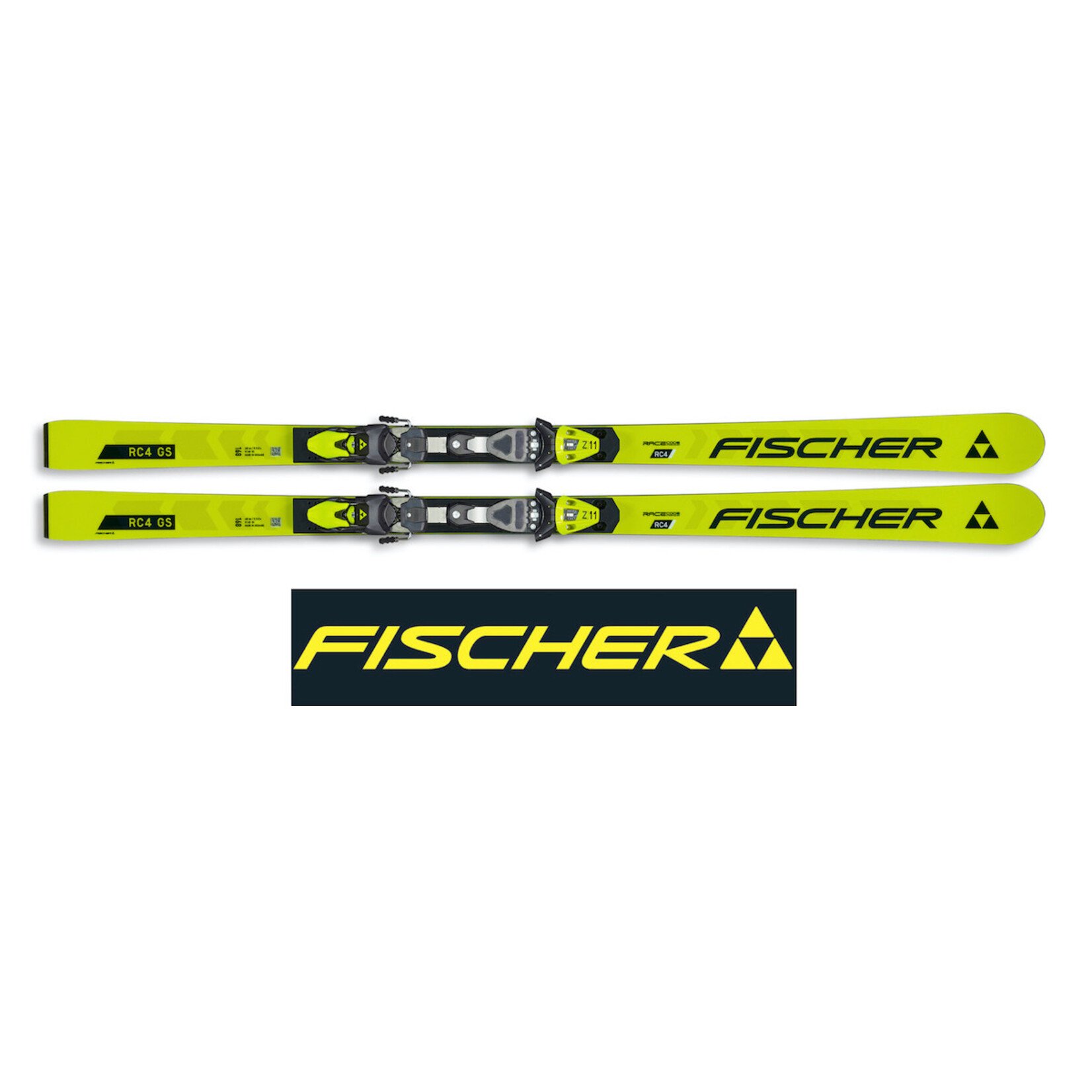 RENTAL SEASON SKIS+BINDING FISCHER RC4 WC GS (183-188) + Z11