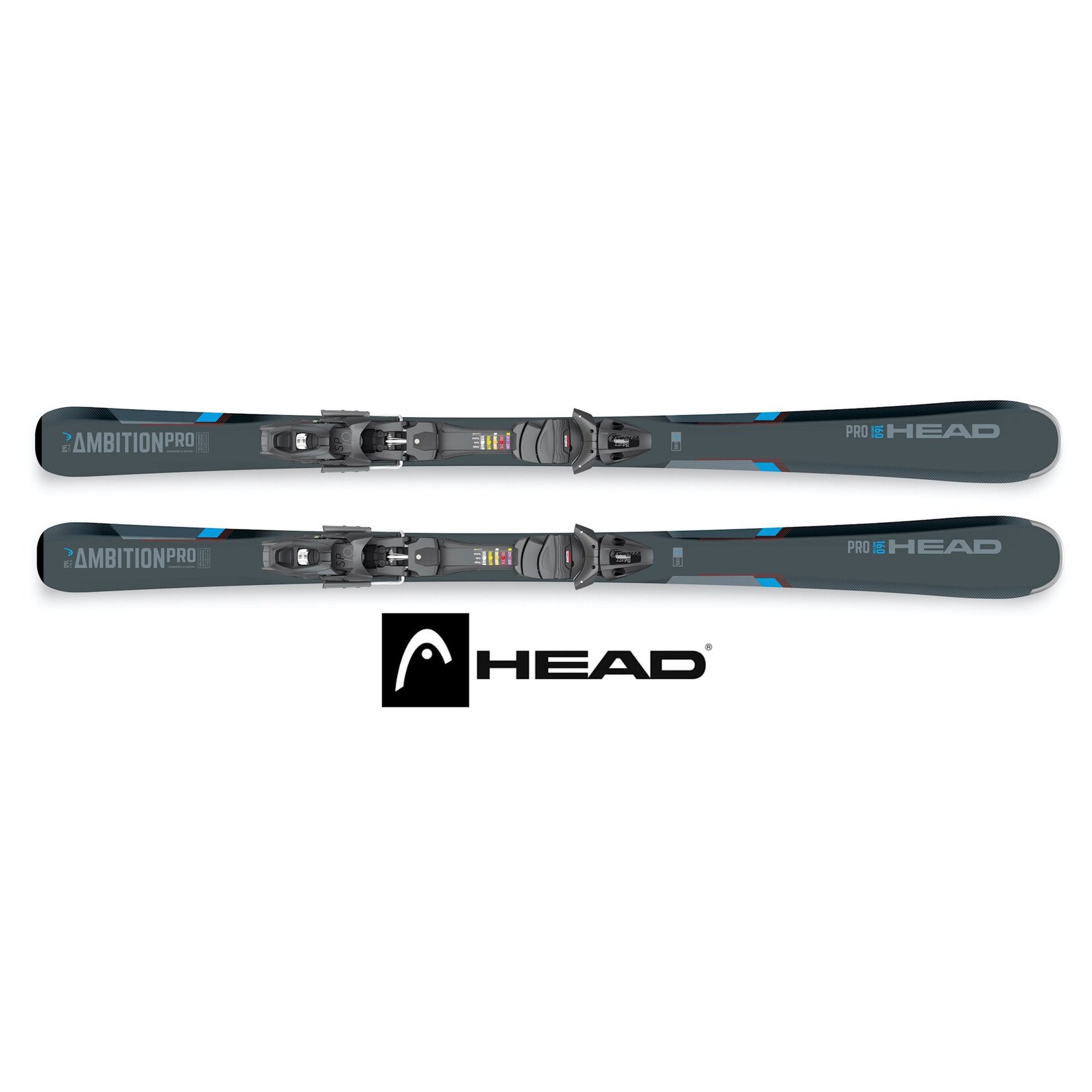 HEAD/TYROLIA RENTAL SEASON SKIS+BINDING HEAD AMBITION PRO (130-180) + SP10