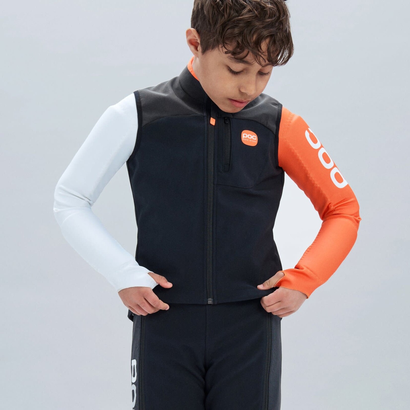 POC POC VEST JUNIOR SKI RACE VEST URANIUM BLACK