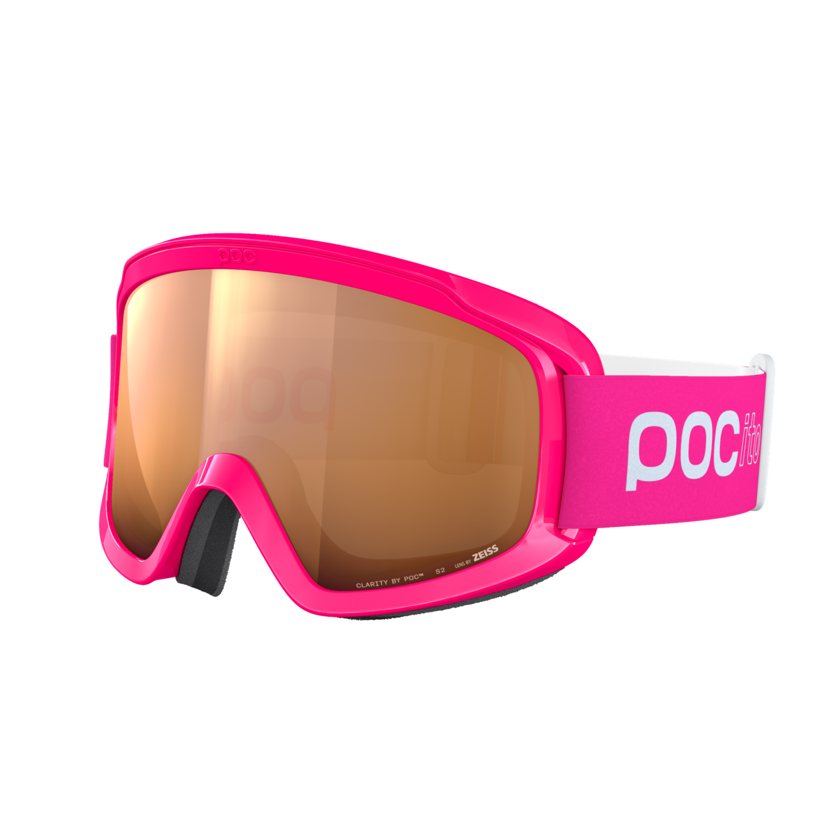POC POC GOGGLE POCITO OPSIN FLUORESCENT PINK PARTLY SUNNY ORANGE CAT2