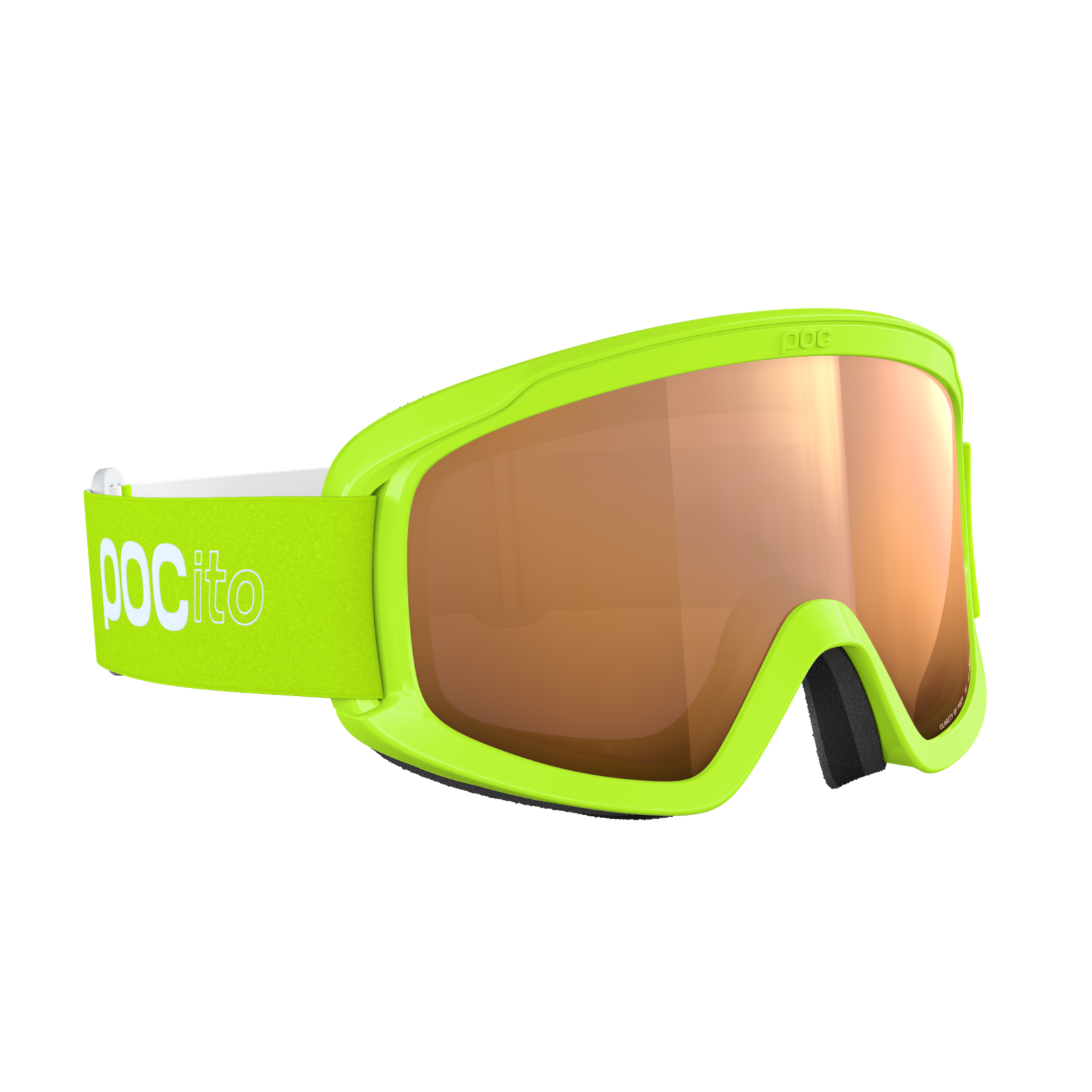 POC POC GOGGLE POCITO OPSIN FLUORESCENT YELLOW PARTLY SUNNY ORANGE CAT2