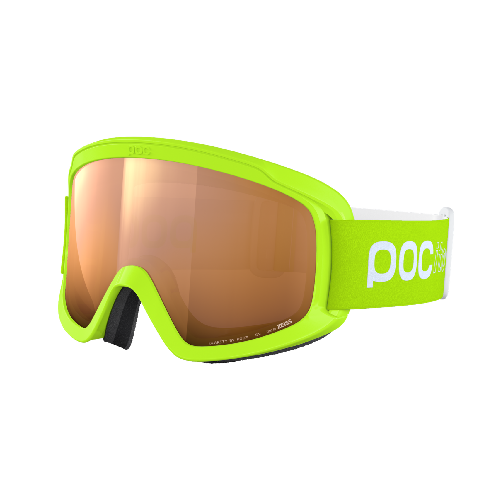 POC POC GOGGLE POCITO OPSIN FLUORESCENT YELLOW PARTLY SUNNY ORANGE CAT2