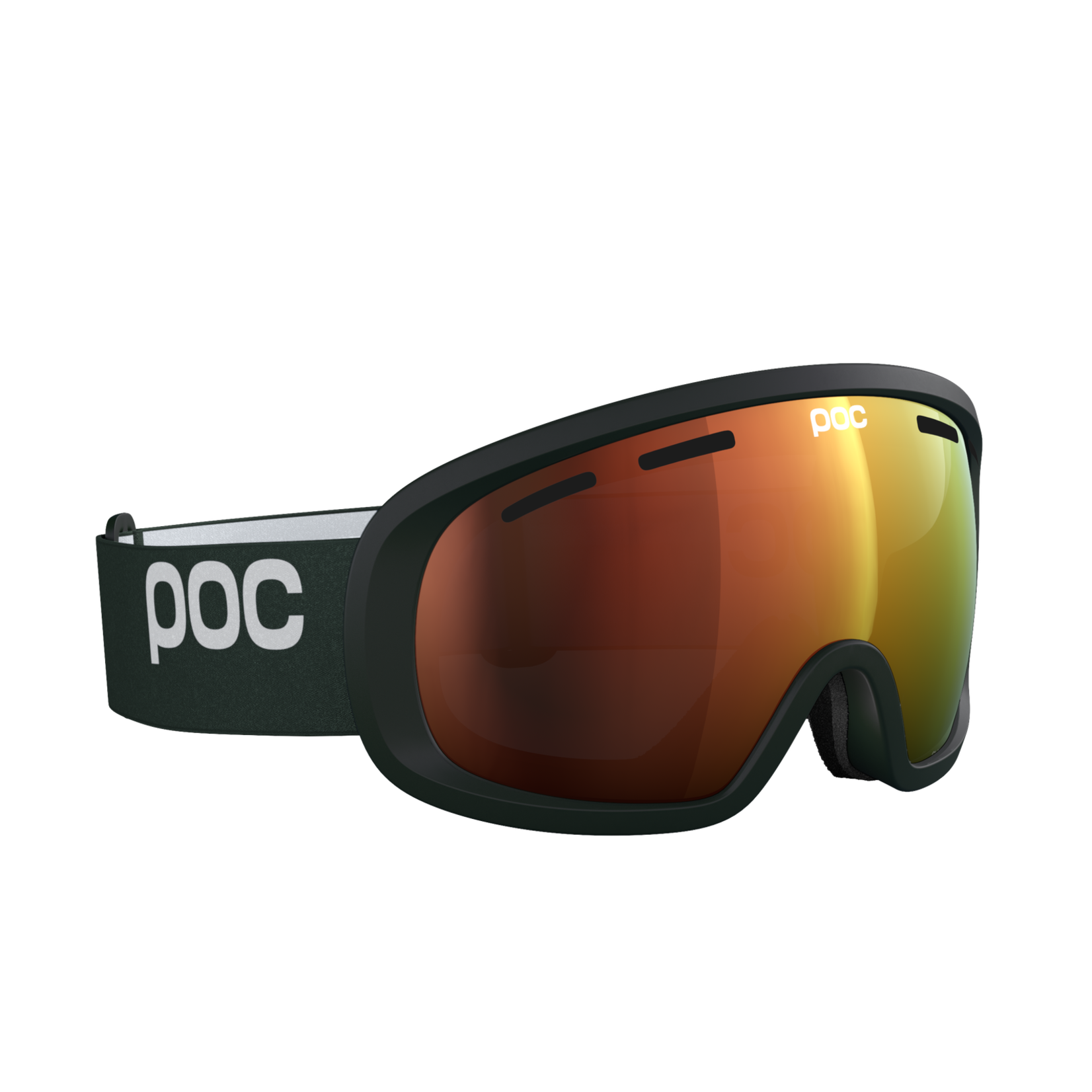 POC POC GOGGLE FOVEA MID PARGASITE GREEN PARTLY SUNNY ORANGE CAT2