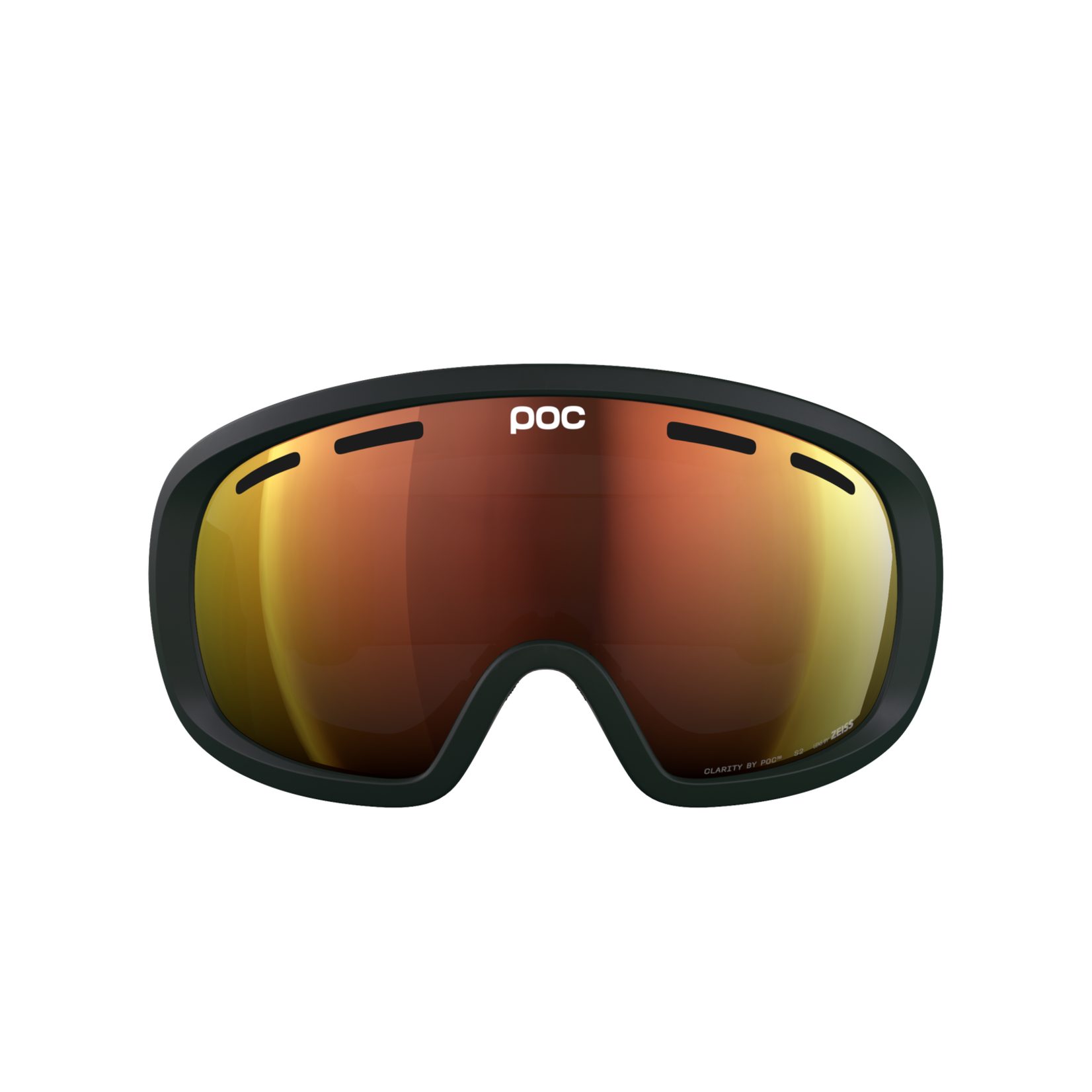 POC POC GOGGLE FOVEA MID PARGASITE GREEN PARTLY SUNNY ORANGE CAT2