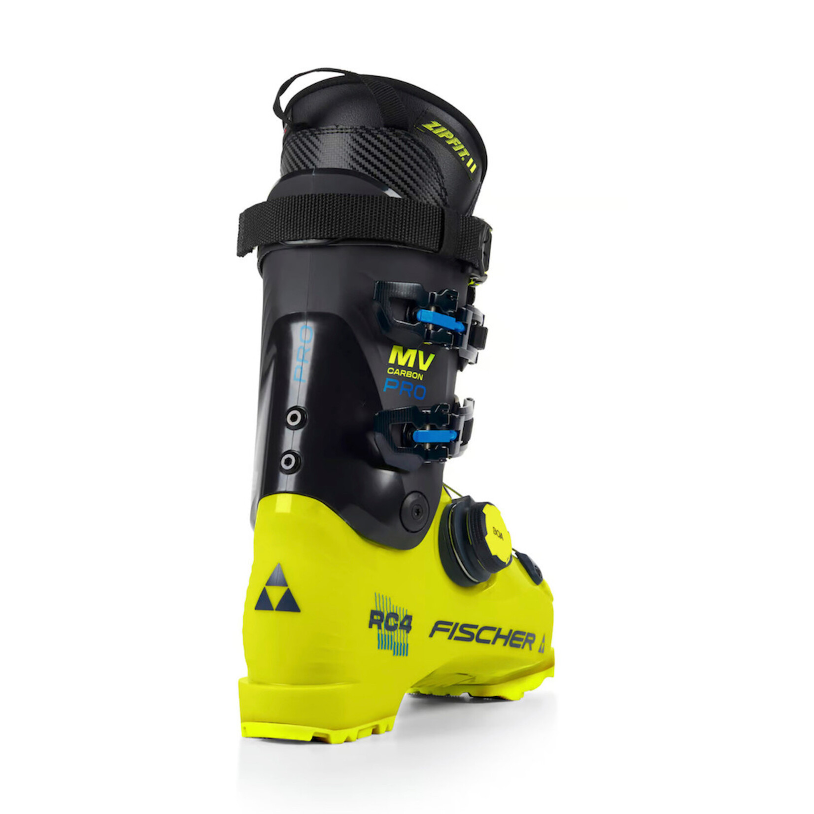 FISCHER FISCHER 2026 SKI BOOTS RC4 CARBON PRO MV BOA ZIPFIT GW YELLOW/CARBON