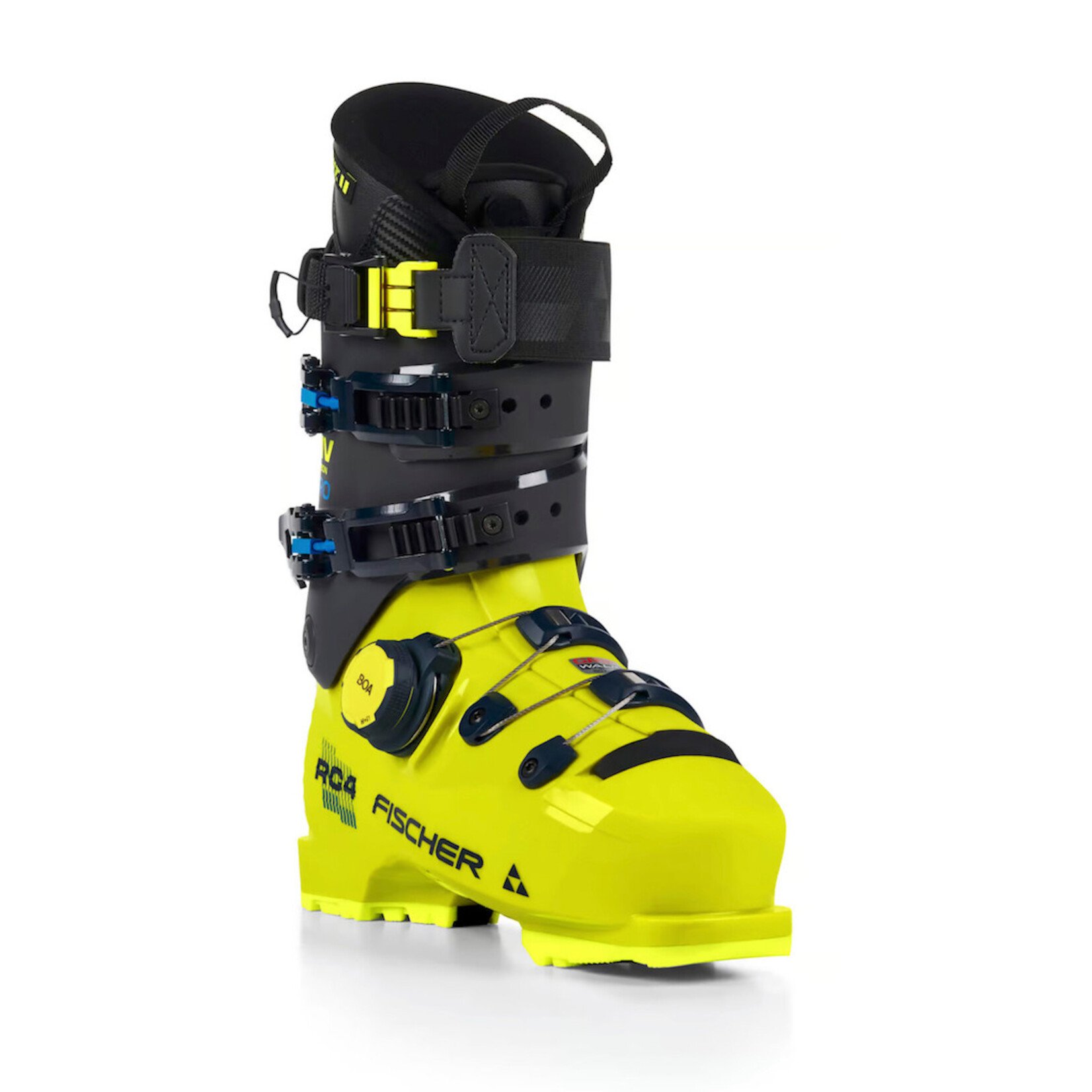 FISCHER FISCHER 2027 SKI BOOTS RC4 CARBON PRO MV BOA ZIPFIT GW YELLOW/CARBON