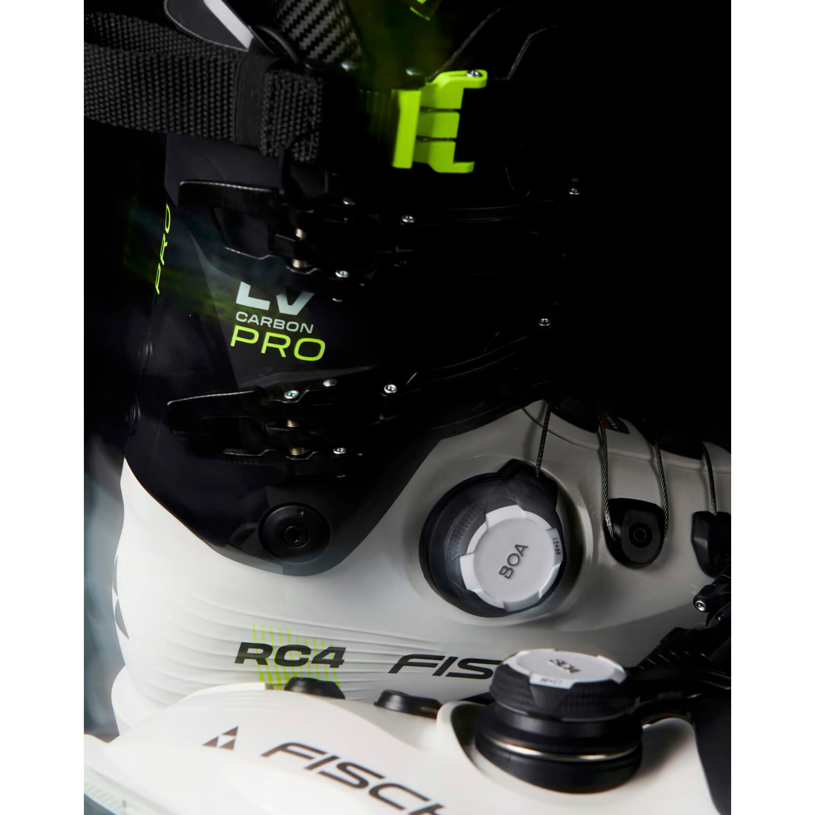 FISCHER FISCHER 2027 SKI BOOTS RC4 CARBON PRO LV BOA ZIPFIT 115+ GW SNOW CARBON