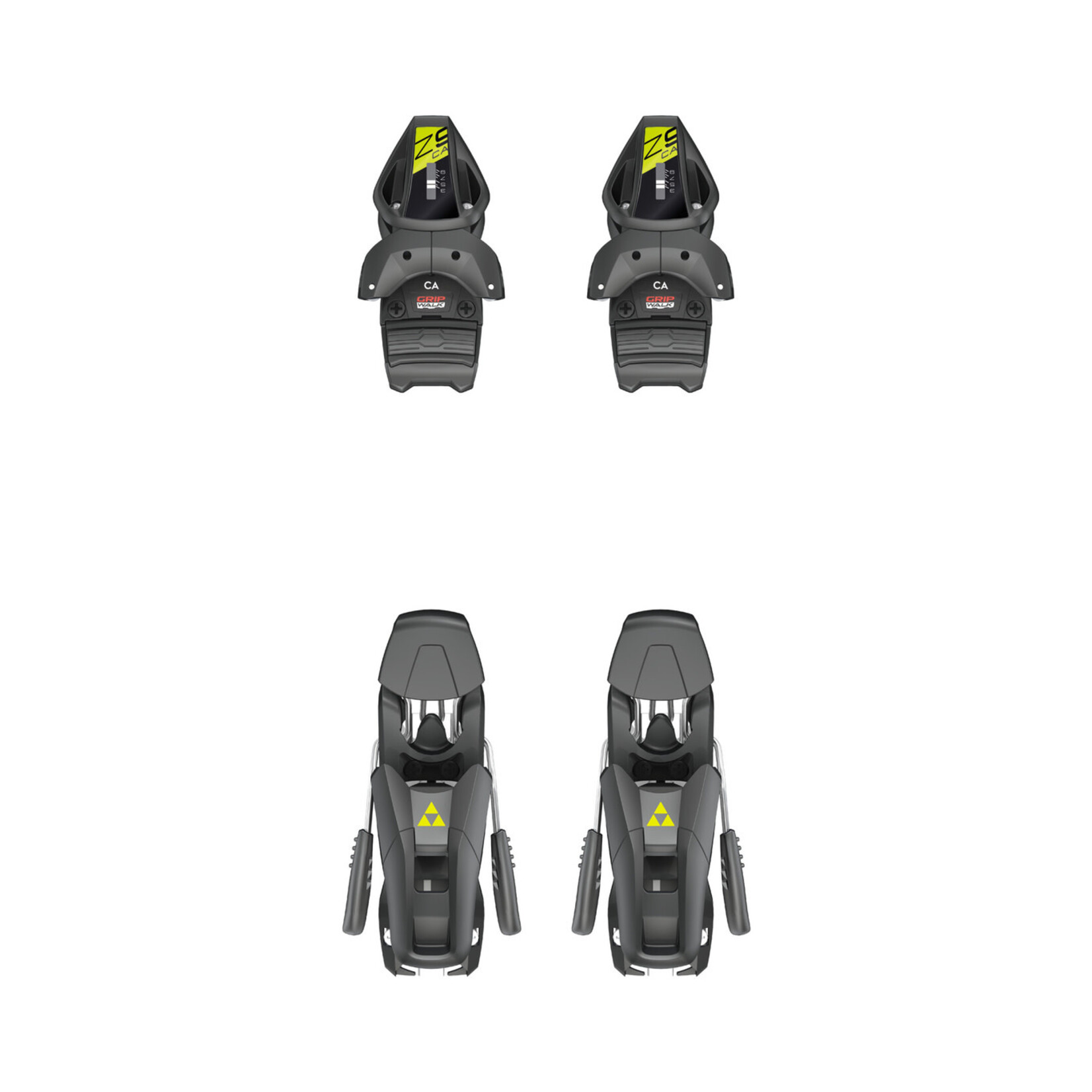 FISCHER FISCHER 2026 SKI BINDINGS RC4 Z9 GW AC BRAKE 80 [J] SOLID BLACK/YELLOW